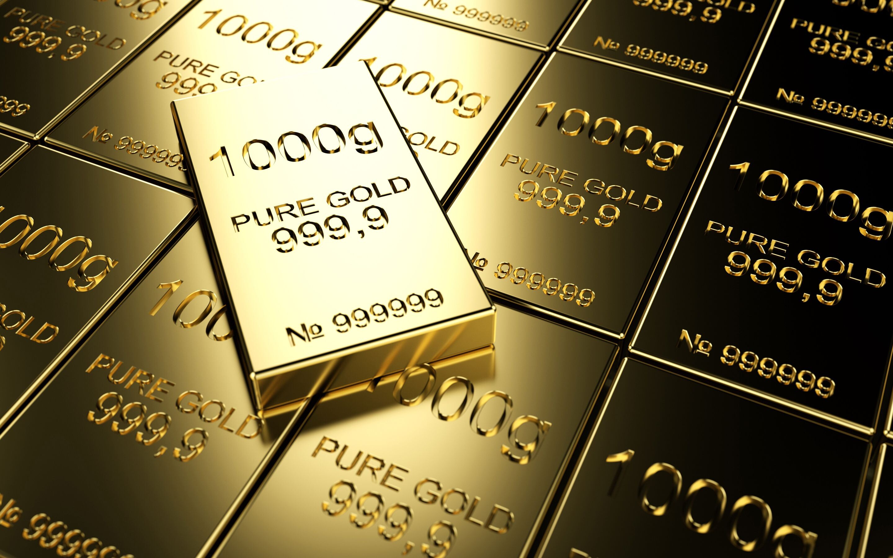 Gold: A 999.9 millesimal fineness, A system of denoting the purity of precious metals, Gold bullion. 2880x1800 HD Wallpaper.