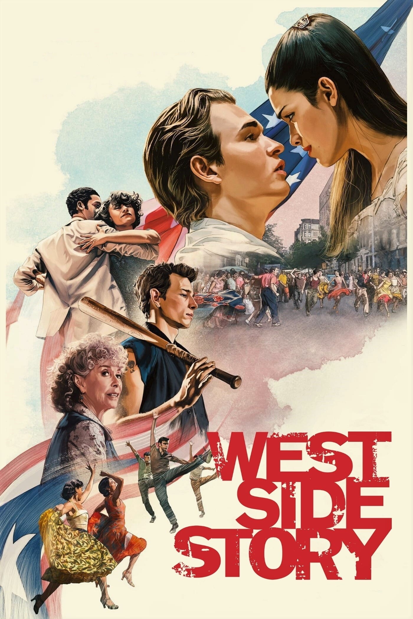 W stories. Вестсайдская история Спилберг Постер. West Side story 2021. Вестсайдская история 2021 Постер.