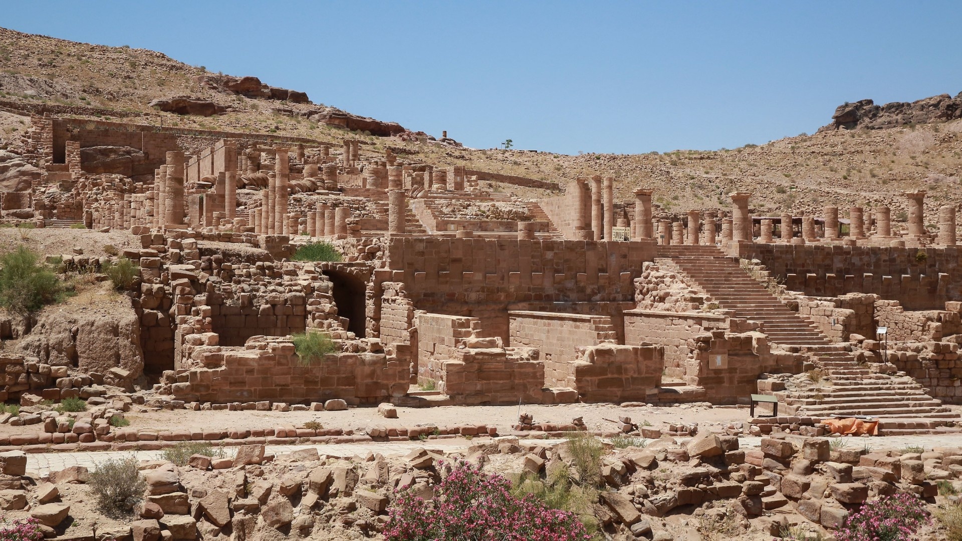 Petra, Silent and empty, Pandemic impact, Jordan tourism, 1920x1080 Full HD Desktop