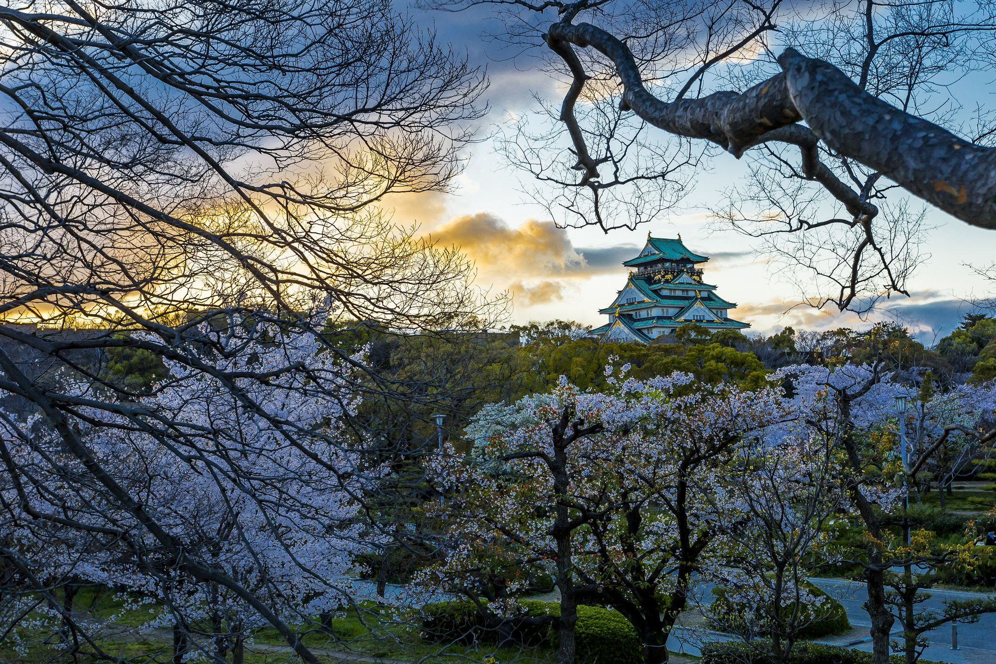 Osaka Castle, Travels, Japanese park, Iconic landmark, 2050x1370 HD Desktop