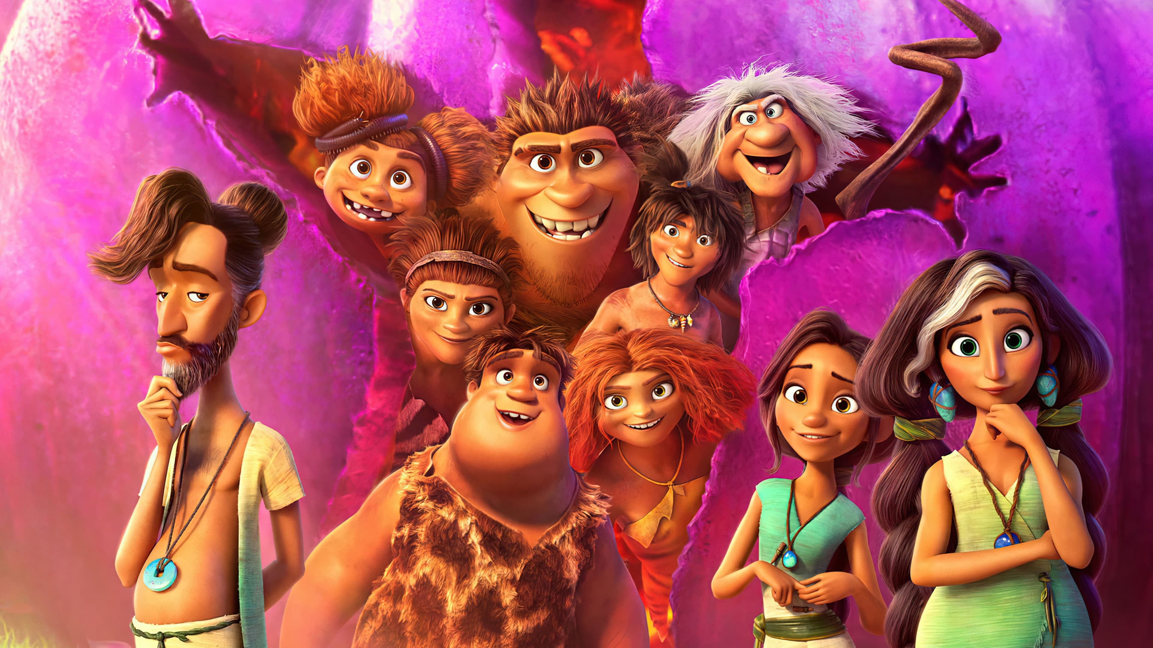 The Croods: A New Age, Animation sequel, Prehistoric adventure, Comedy family film, 3840x2160 4K Desktop