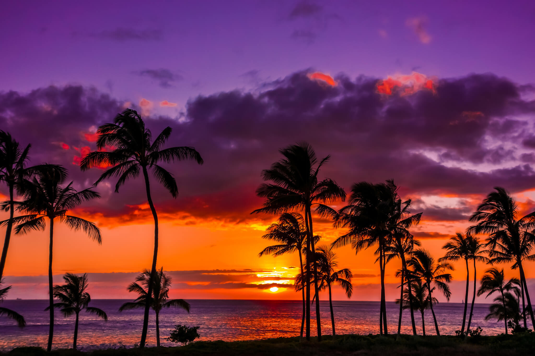 Hawaiian Sunset, Breathtaking winter photos, 2050x1370 HD Desktop