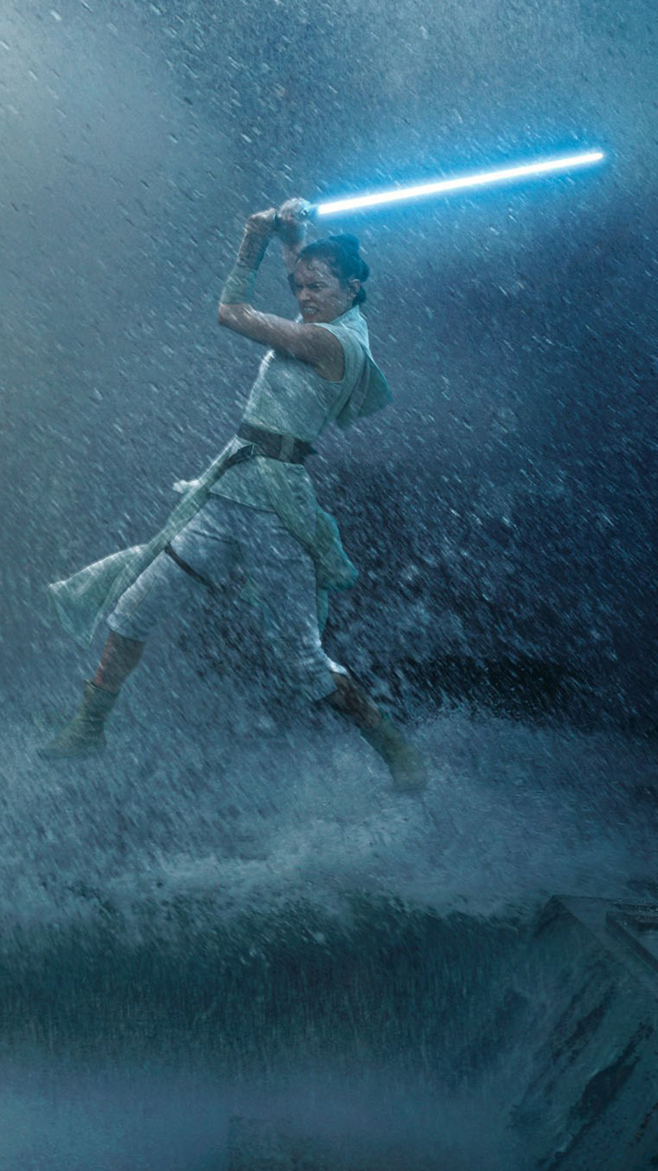 Rey (Star Wars), Rise of Skywalker showdown, Sony Xperia wallpaper, HD 4K image, 2160x3840 4K Phone