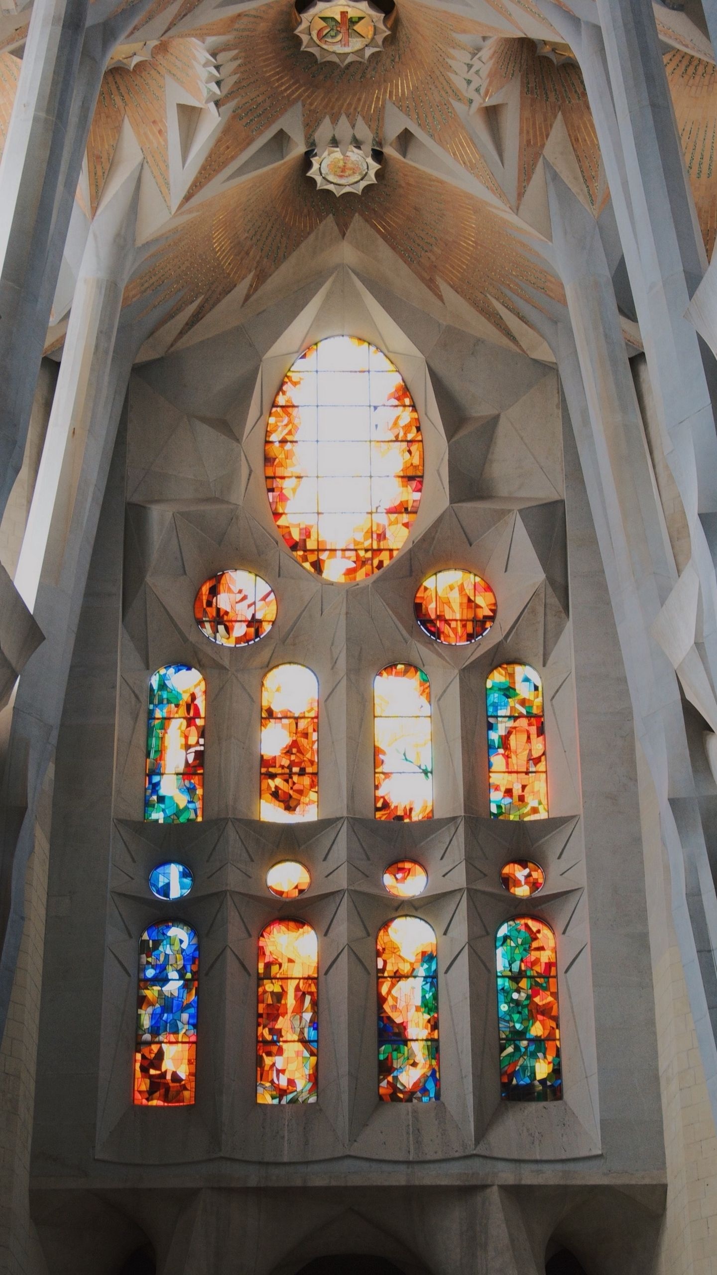 Sagrada Familia, Gaudi wallpaper, Artistic genius, Unique design, 1440x2560 HD Phone