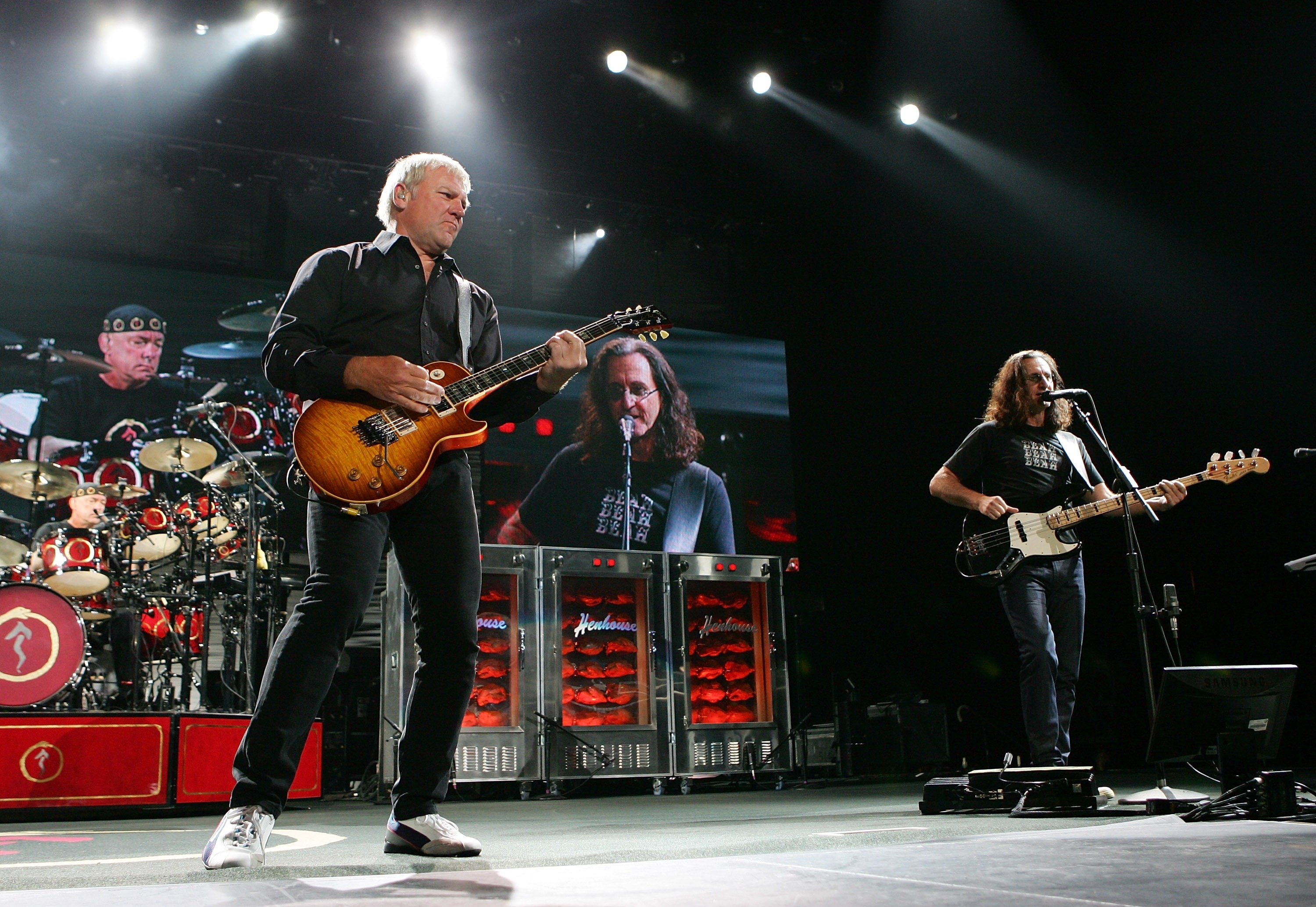 Rush band, Les Paul guitarists, Guitar legends, 104. 5 WOKV, 3000x2070 HD Desktop