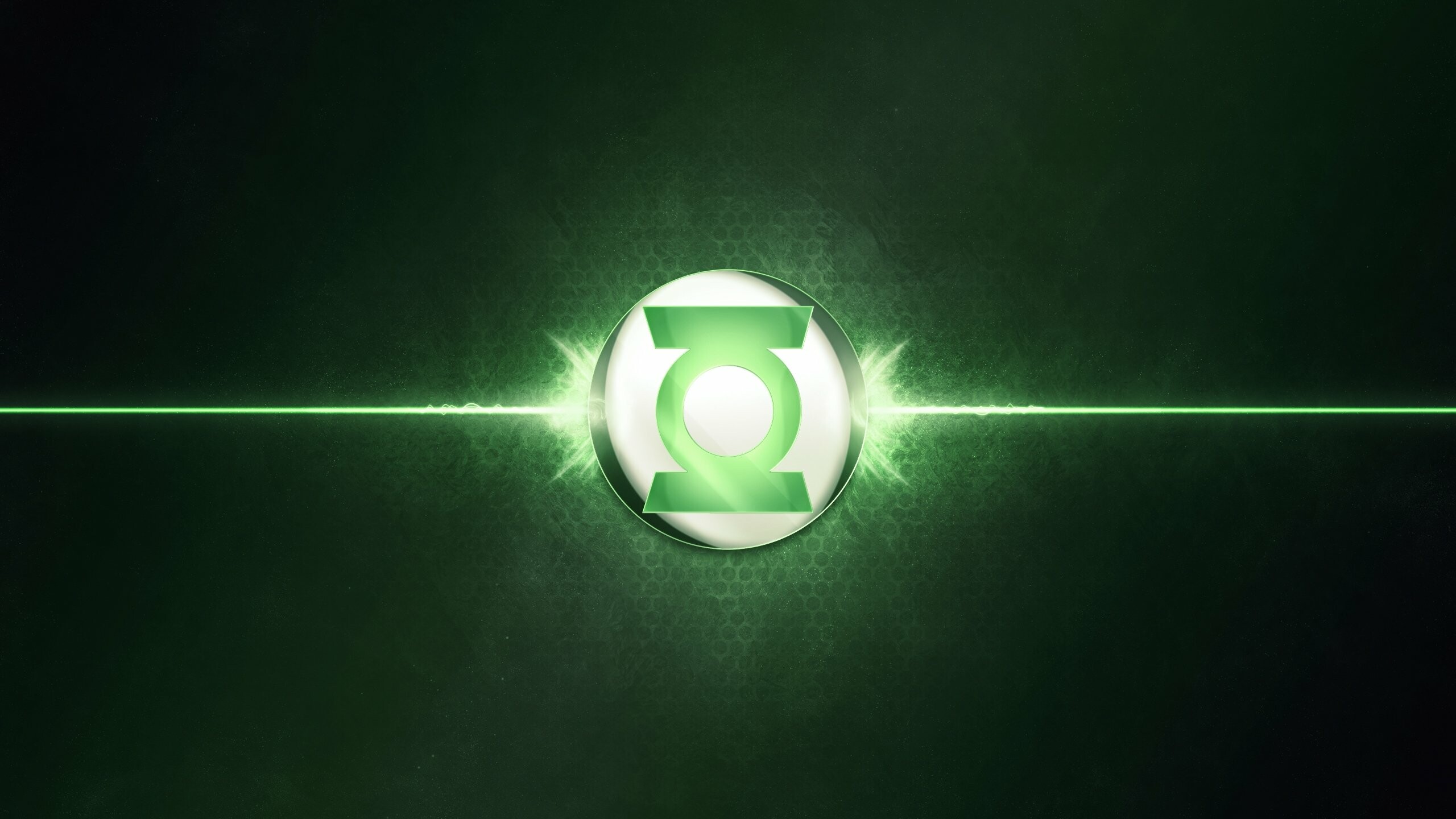 Green Lantern: The keeper of the peace in the universe, A standing army of 7,200 members patrolling 3,600 sectors of space. 2560x1440 HD Background.