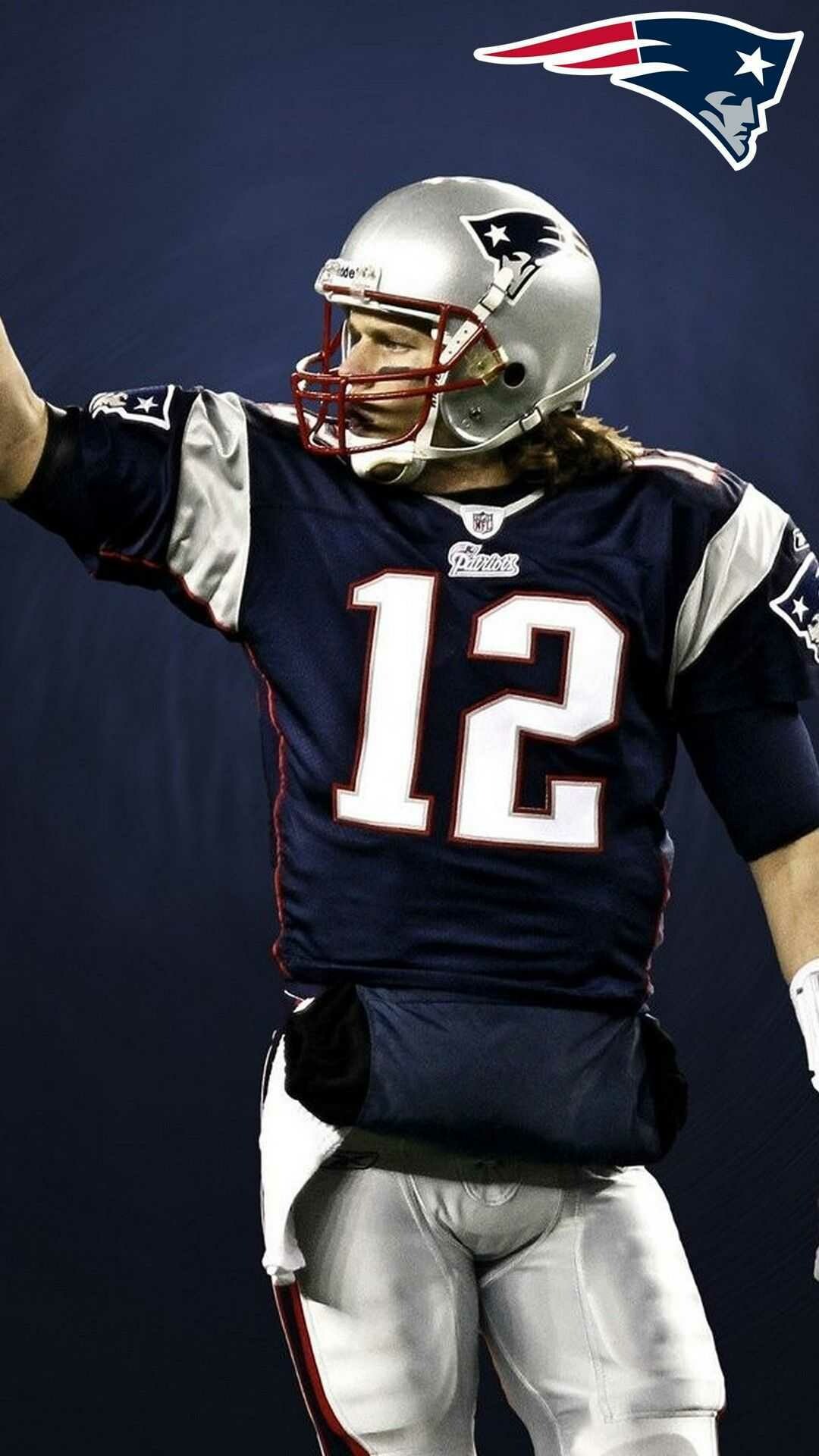 Tom Brady, Iconic quarterback, Football superstar, Patriots, 1080x1920 Full HD Phone