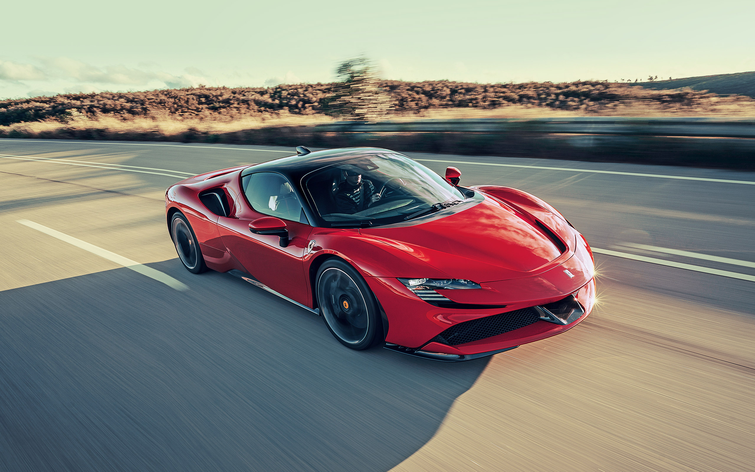 Ferrari SF90, Unleash the beast, Striking aesthetics, High-performance glory, 2560x1600 HD Desktop