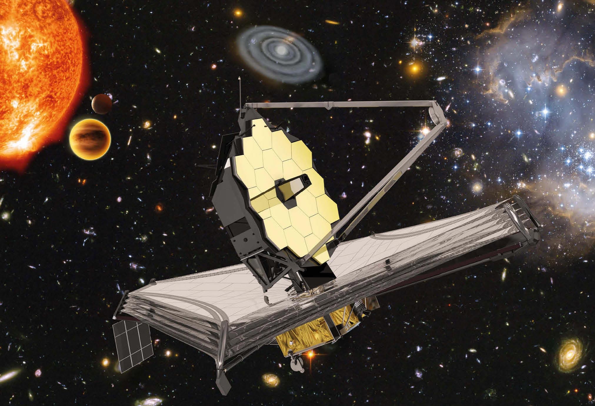 James Webb Telescope, Astronomer's insight, First light machine, 2030x1390 HD Desktop