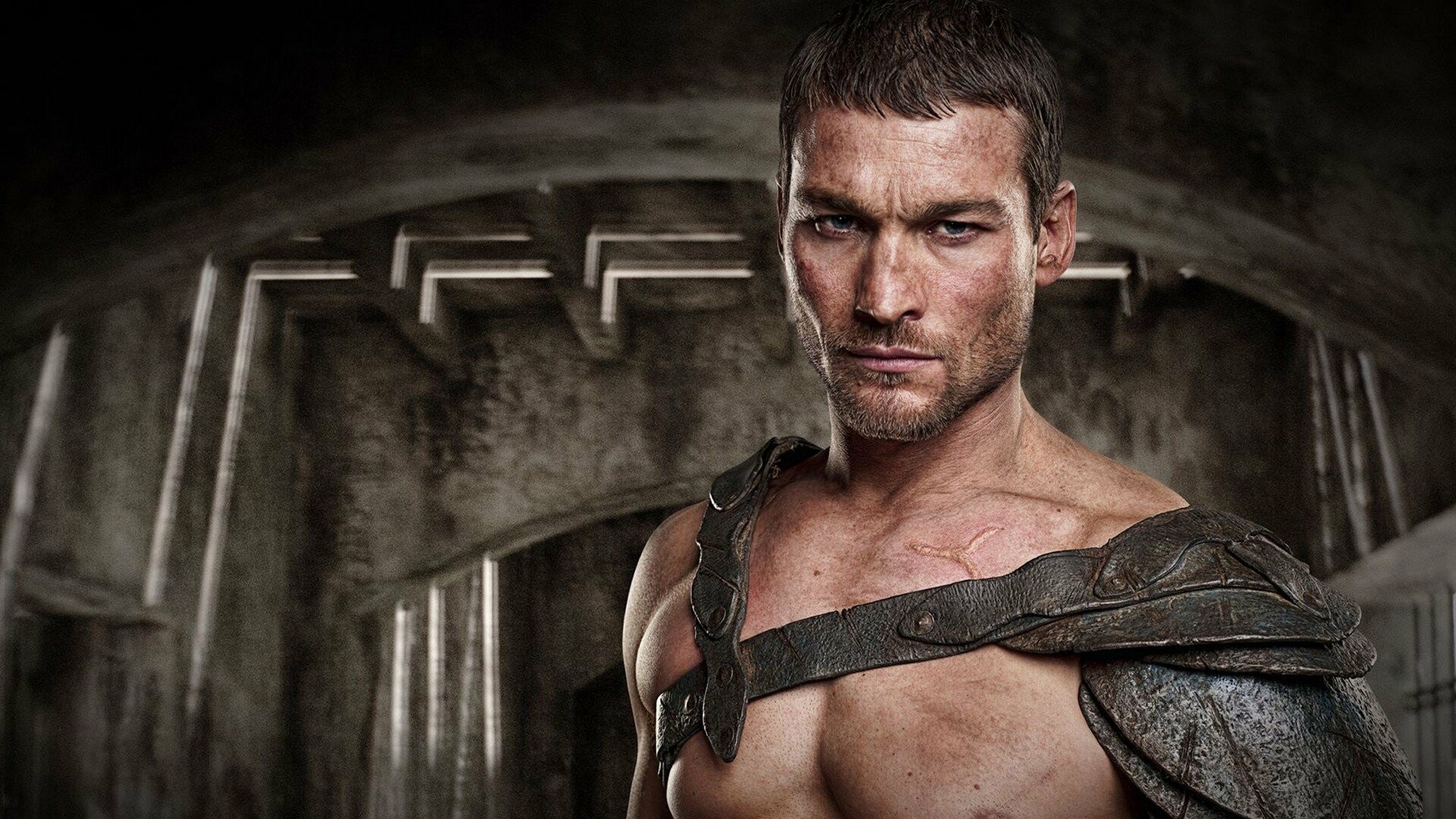 Spartacus: Blood and Sand: A gladiator in Batiatus' Ludus under the direction of Doctore and rivaled the then-Champion of Capua Crixus. 1920x1080 Full HD Wallpaper.
