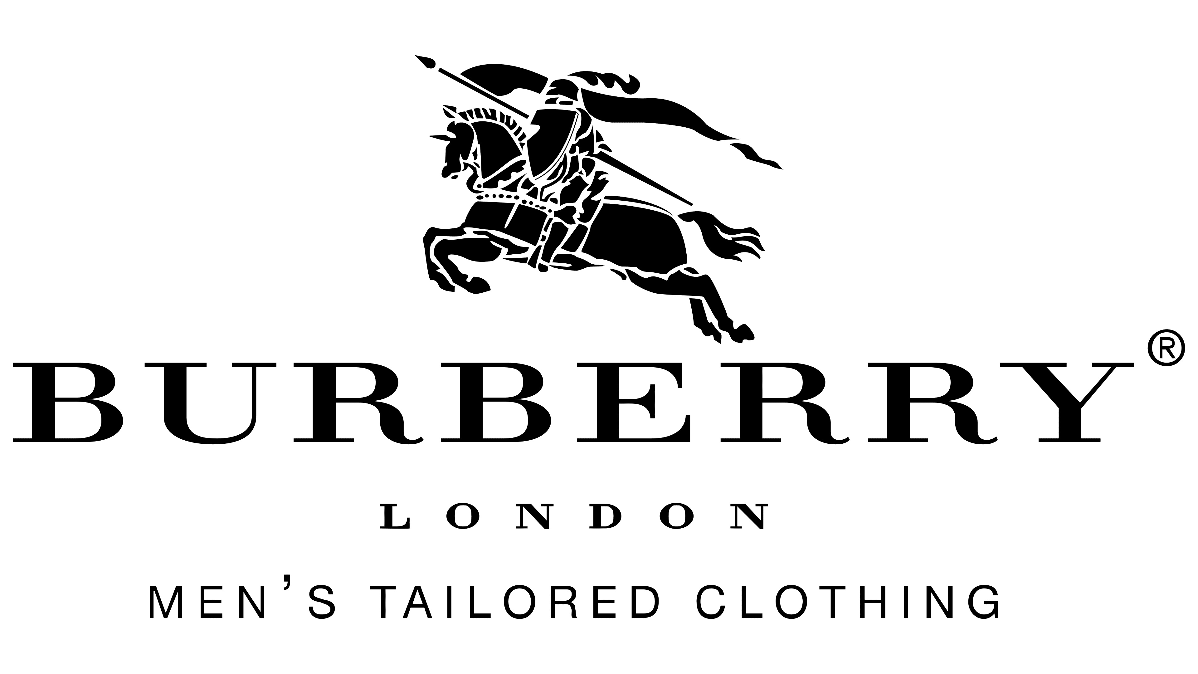 Burberry: A British luxury fashion house headquartered in London, Monochrome. 3840x2160 4K Wallpaper.