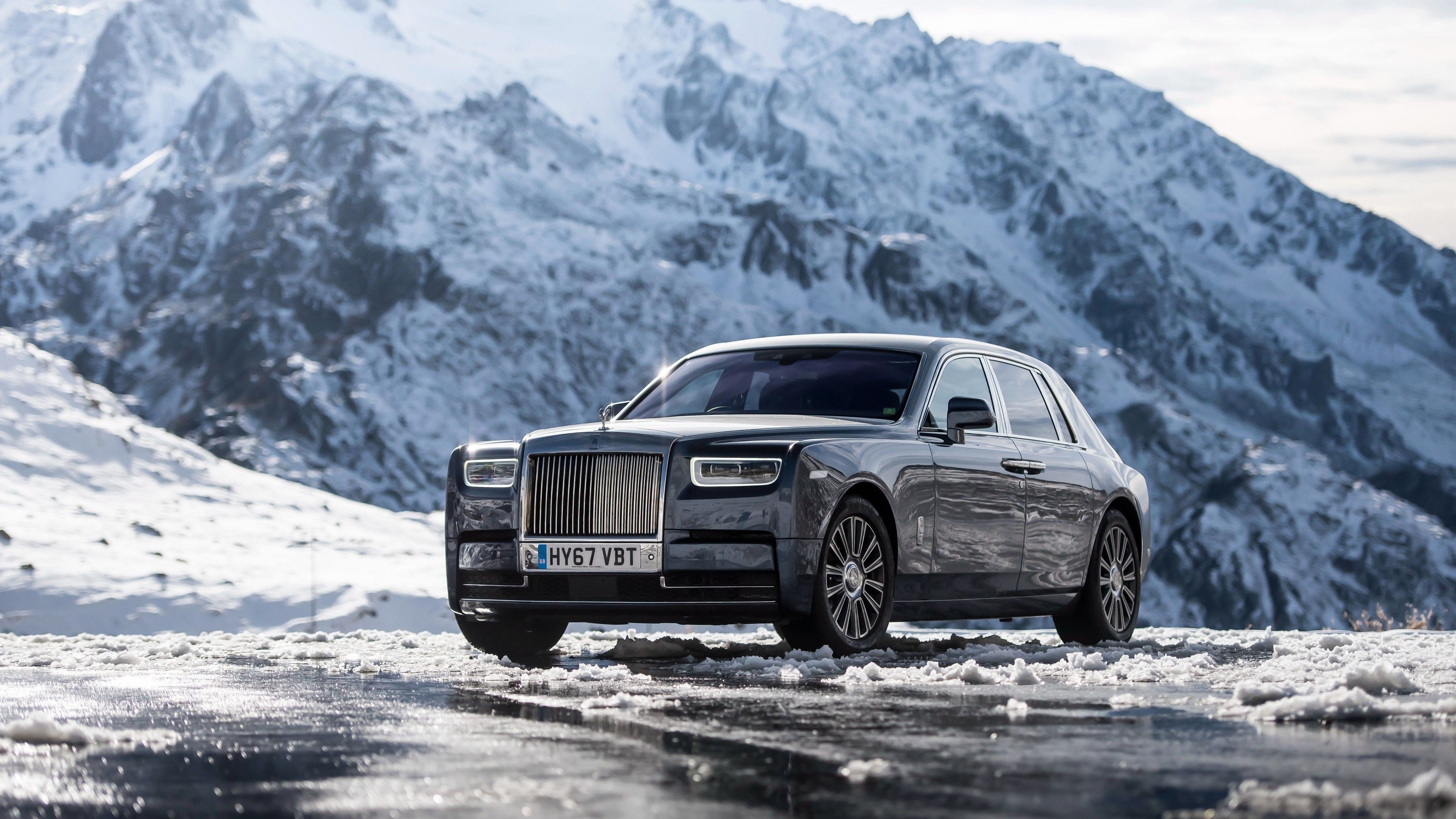 Rolls-Royce Phantom, Luxury car wallpapers, High-definition images, Automotive elegance, 3840x2160 4K Desktop