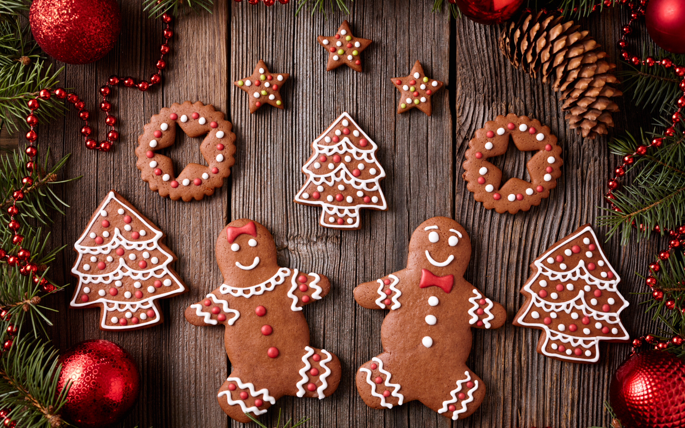 Sweets: Christmas cookies, Gingerbread. 2880x1800 HD Background.