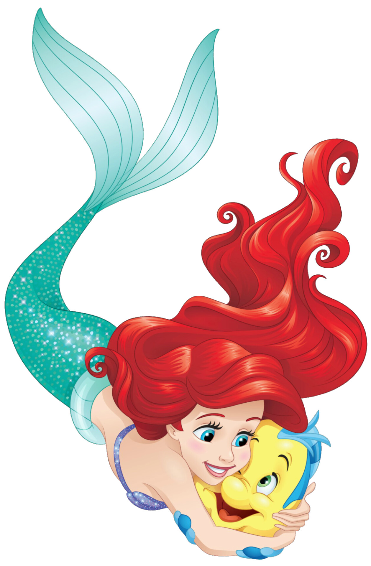 The Little Mermaid: Ariel, The seventh-born daughter of King Triton and Queen Athena of an underwater kingdom of merfolk. 1260x1920 HD Background.