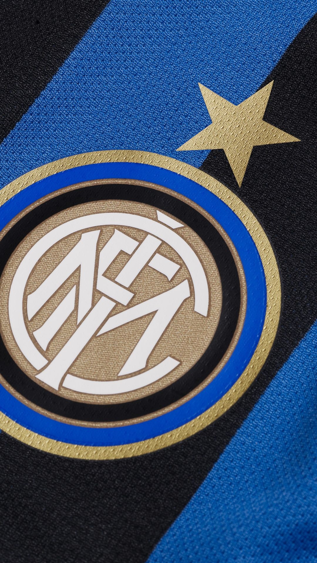 Inter: The only club in Italian football to have never been relegated from the top division. 1080x1920 Full HD Background.