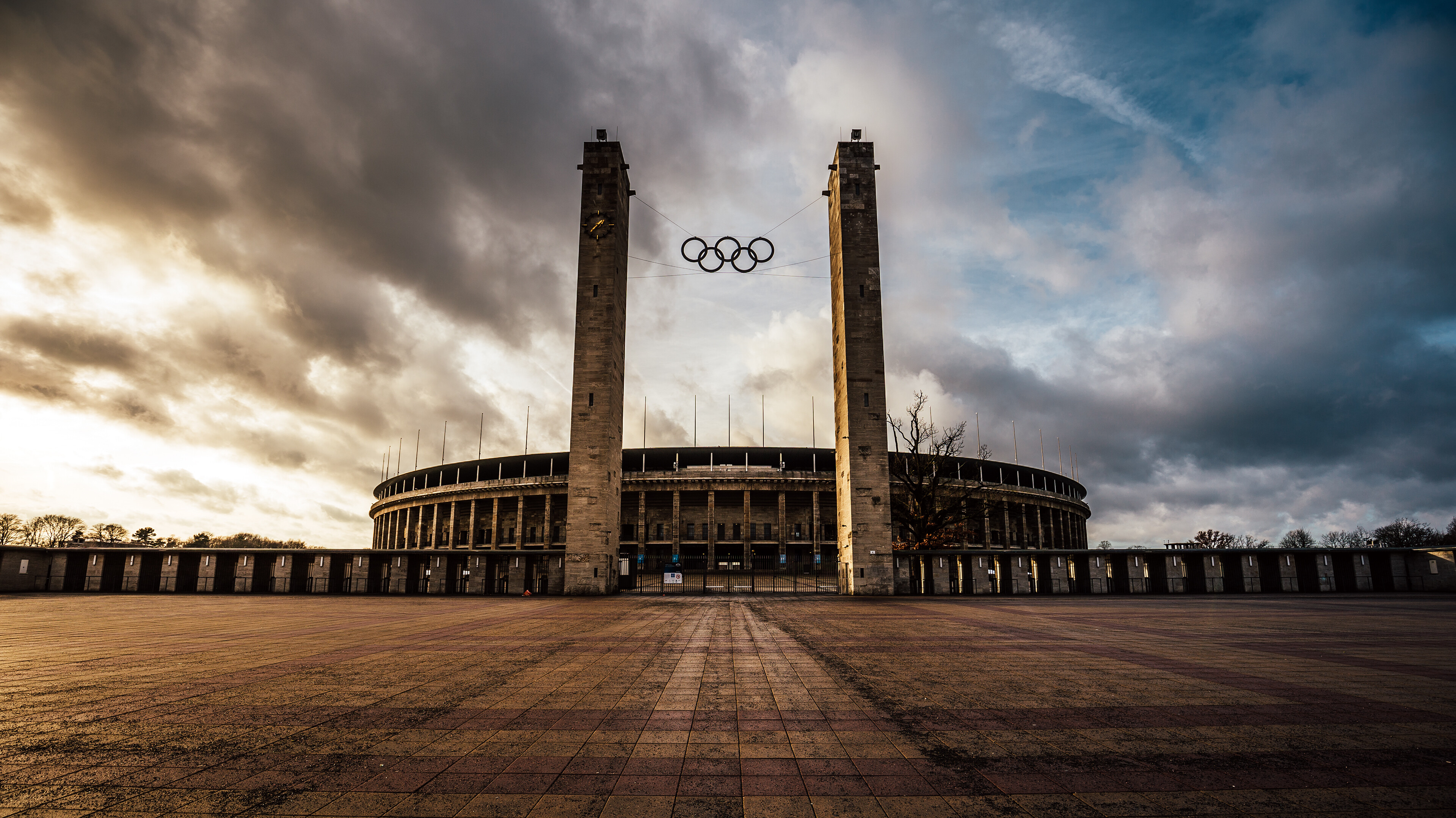Berlin Olympic Games, Olympiastadion, Germany, Historical stadium, 3840x2160 4K Desktop