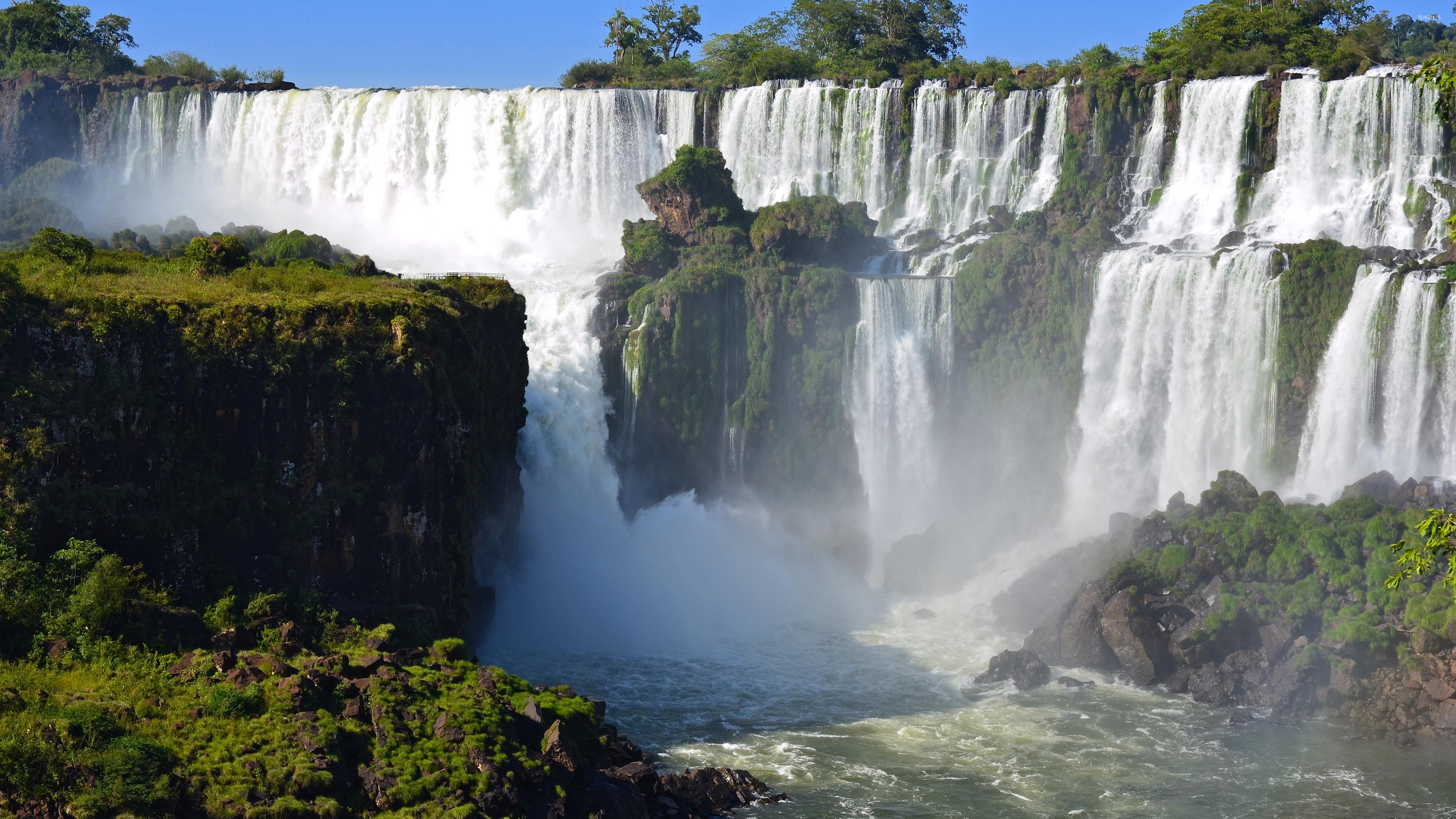 Iguazu National Park, Iguassu falls wallpapers, Iguassu falls, Iguassu, 3840x2160 4K Desktop