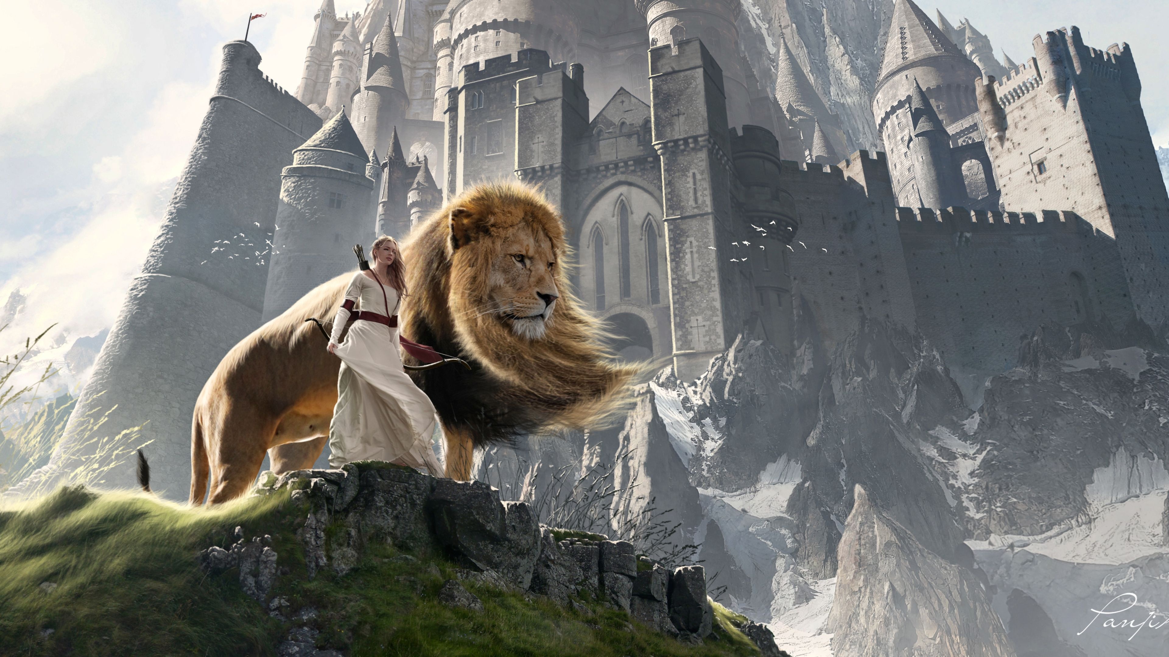 Narnia movies, Fantasy adventure, Magical wardrobe, Lion and witch, 3840x2160 4K Desktop