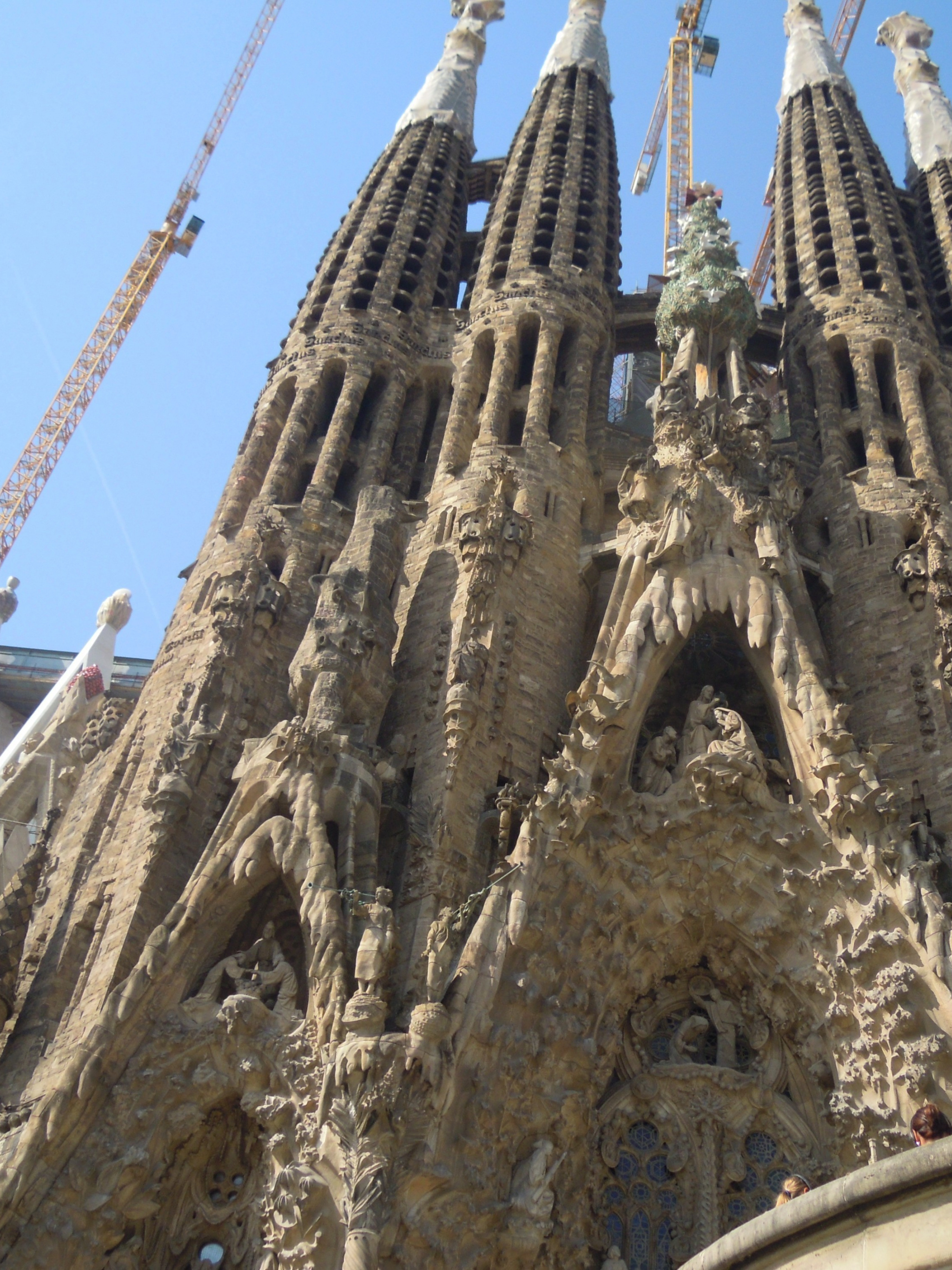 Sagrada Familia, Medieval architecture, Barcelona monument, Historic landmark, 2050x2740 HD Phone