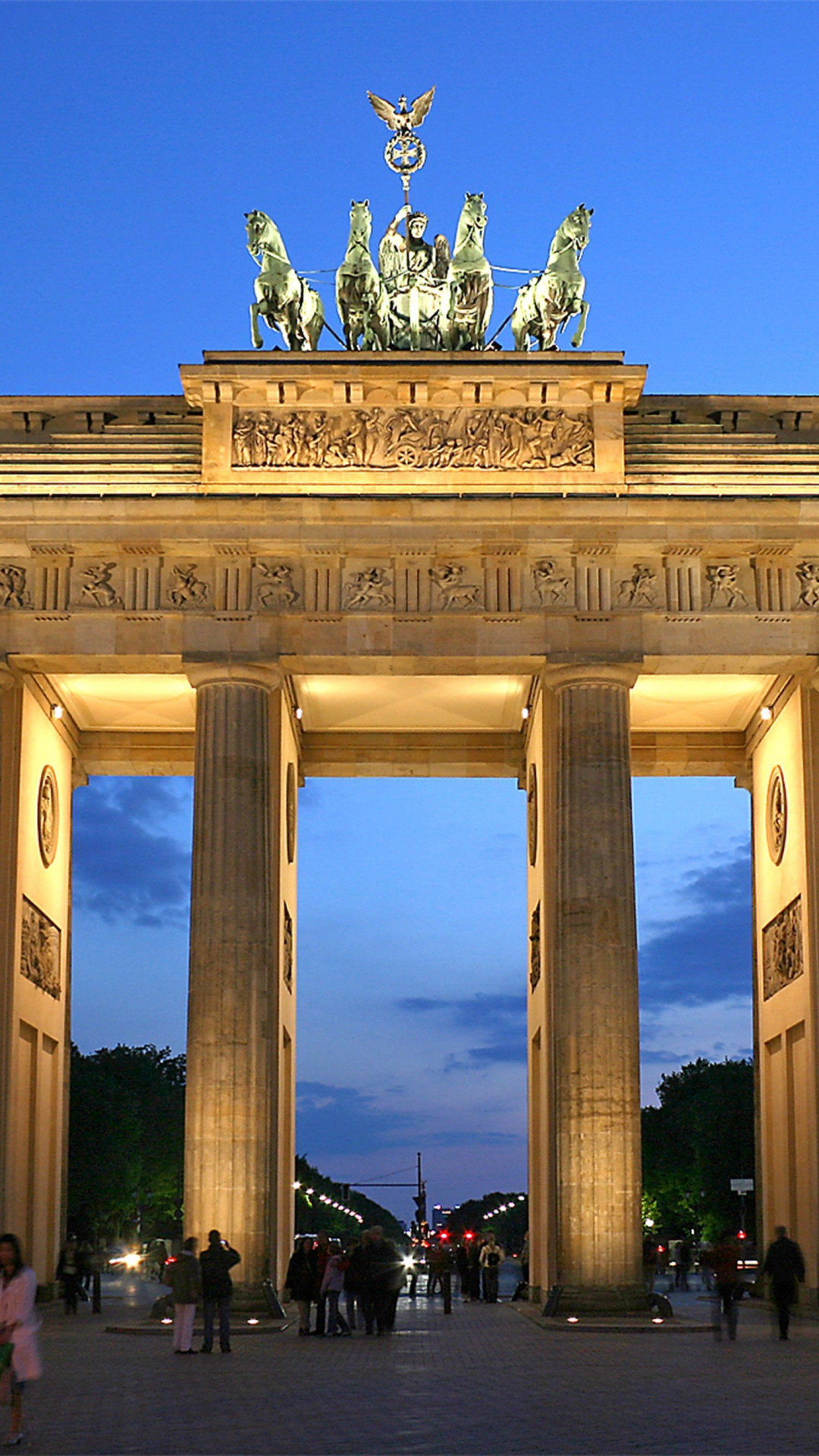 Brandenburg Gate, Tourism Wallpaper, Baltana, 1080x1920 Full HD Phone