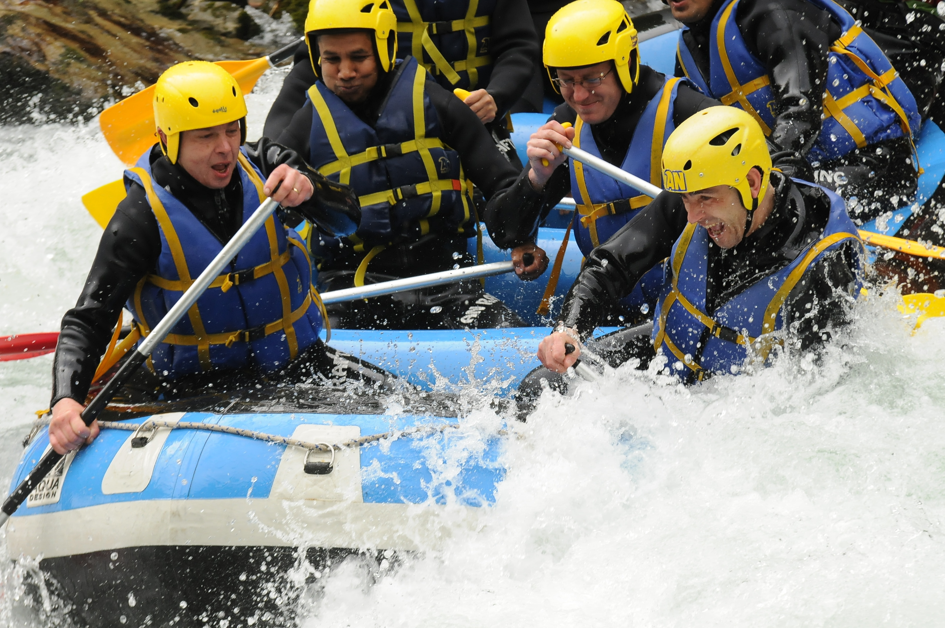 Rafting: An extreme boating trip over the Auvergne-Rhone-Alpes water trails. 3220x2140 HD Wallpaper.