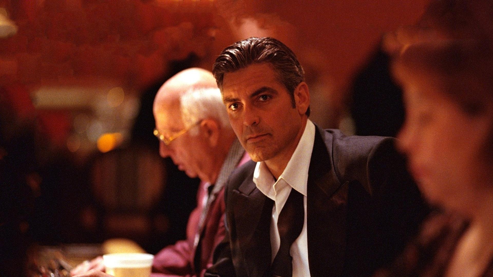 Ocean's Eleven: The fifth-highest-grossing film of 2001, George Clooney. 1920x1080 Full HD Background.