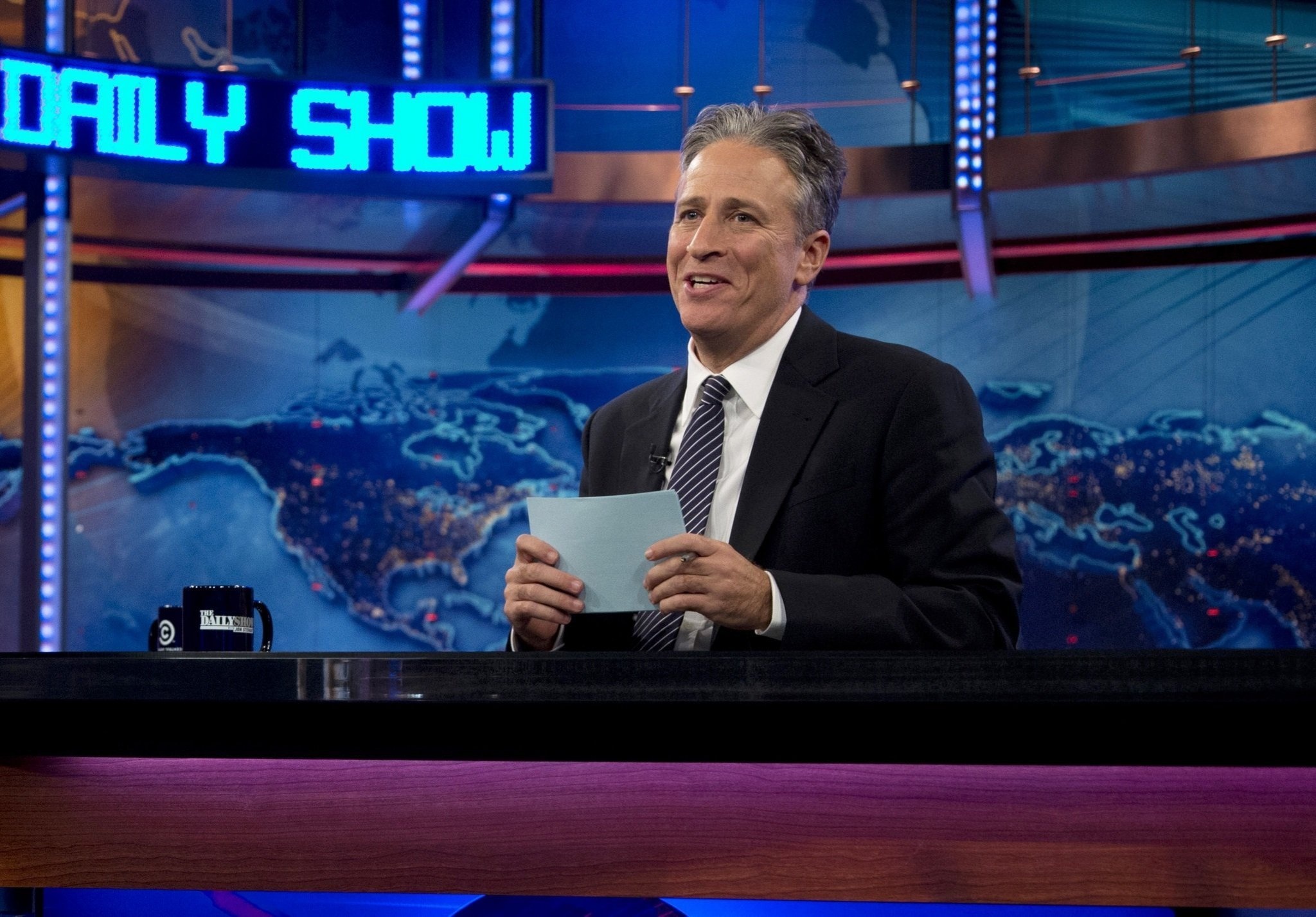 Jon Stewart, The Daily Show, TV show, 4K wallpapers, 2050x1430 HD Desktop