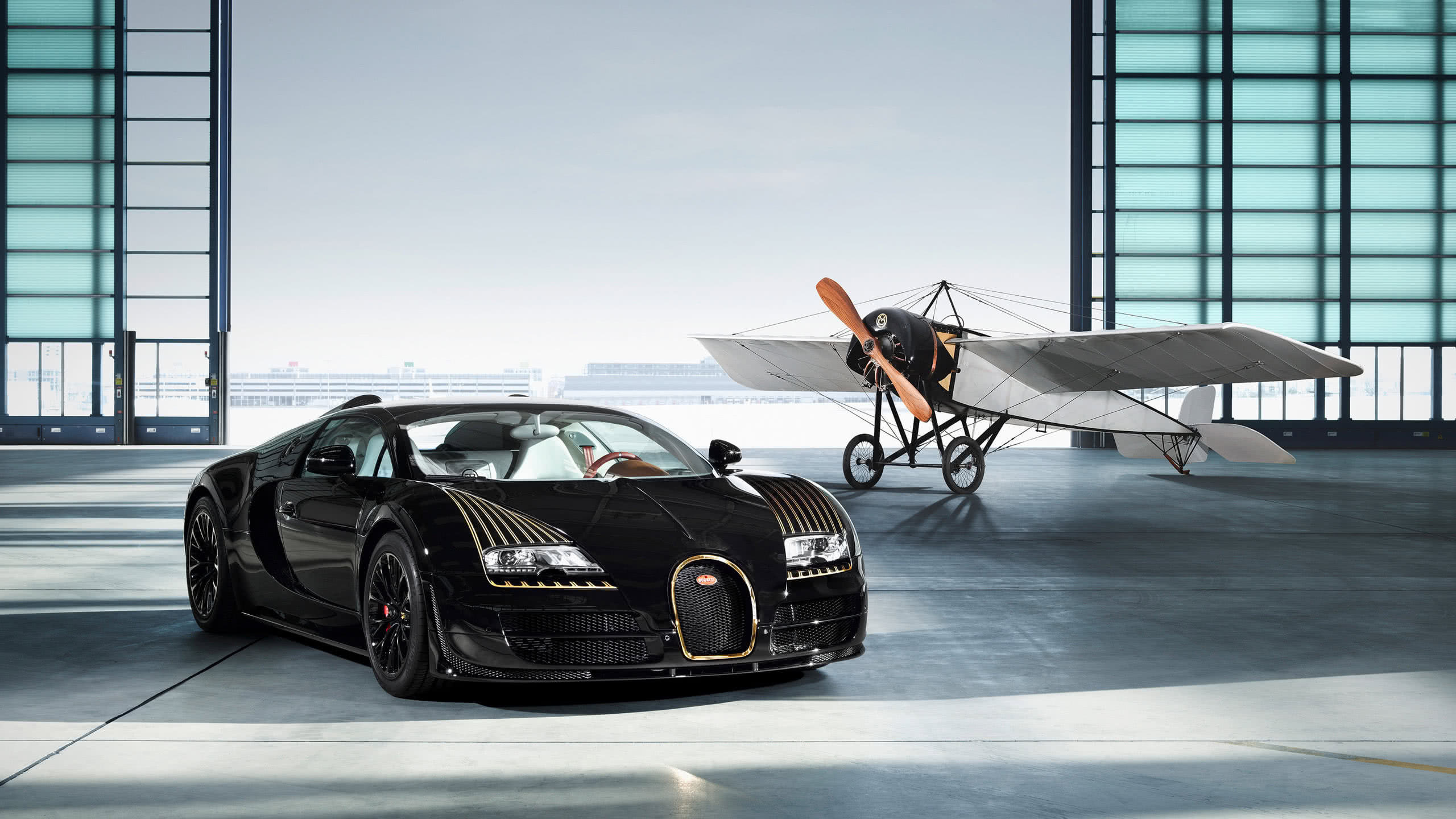 Bugatti Veyron, Vitesse Black Bess edition, High-quality wallpaper, WQHD resolution, 2560x1440 HD Desktop
