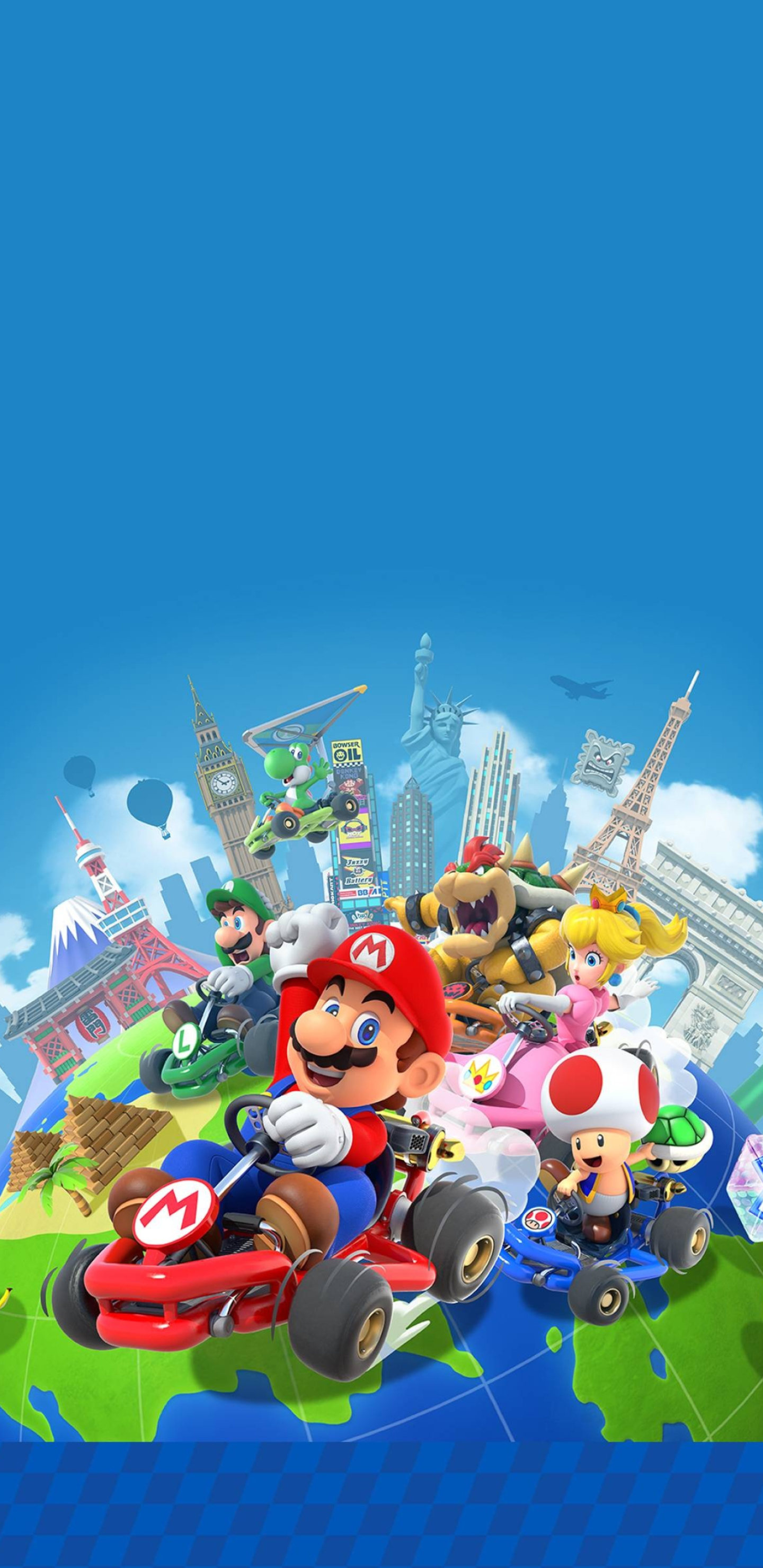 Mario Kart gaming, Mario Kart phone wallpapers, Stylish phone backgrounds, 1440x2960 HD Phone