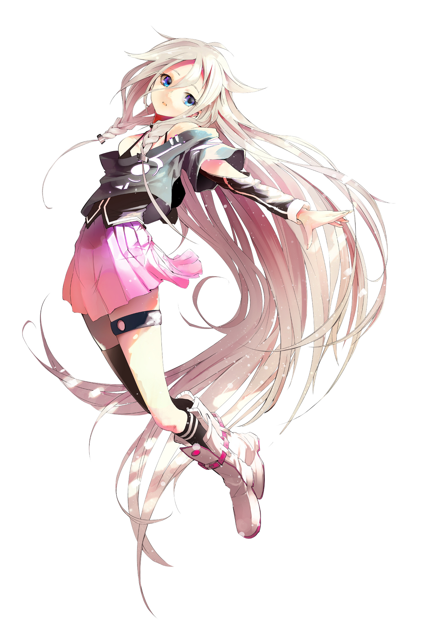 IA Vocaloid, Music sensation, Anime-inspired artwork, Vocaloid fandom, 1500x2190 HD Handy