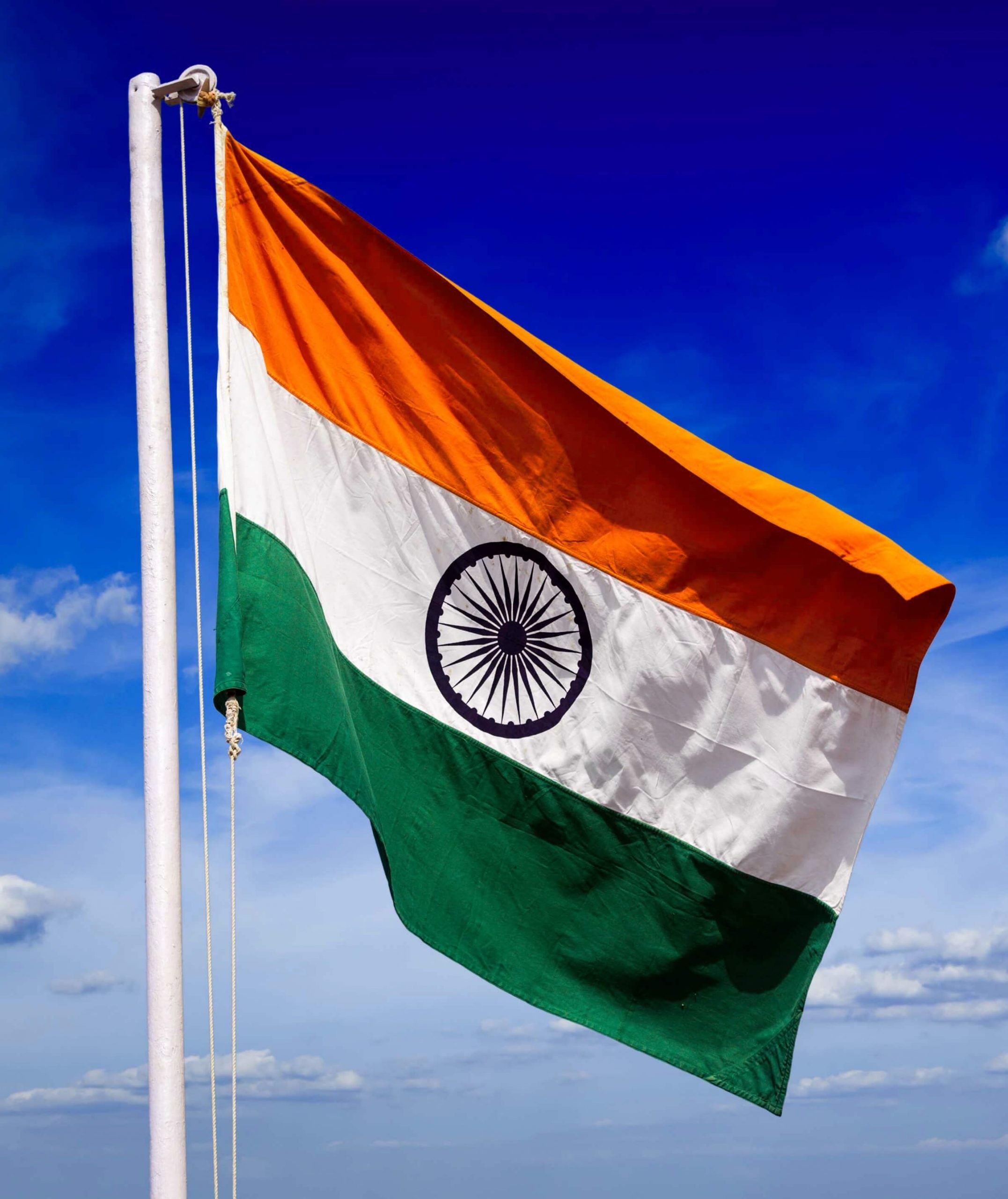 Flag of India, Tricolor pride, National symbol, Patriotic imagery, 2160x2560 HD Phone