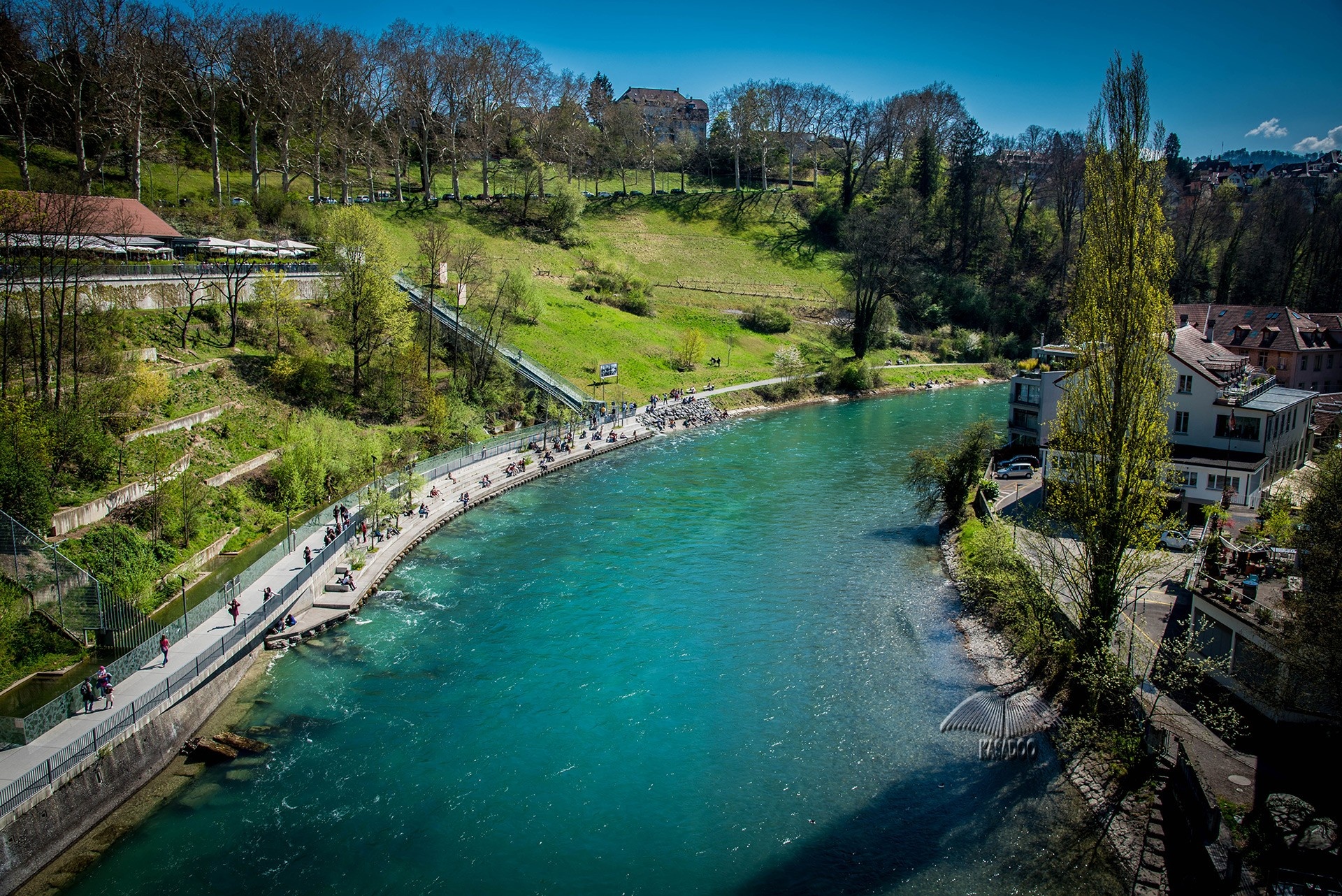 River Aare, Switzerland, View of Bern, Kasadoo, 1920x1290 HD Desktop