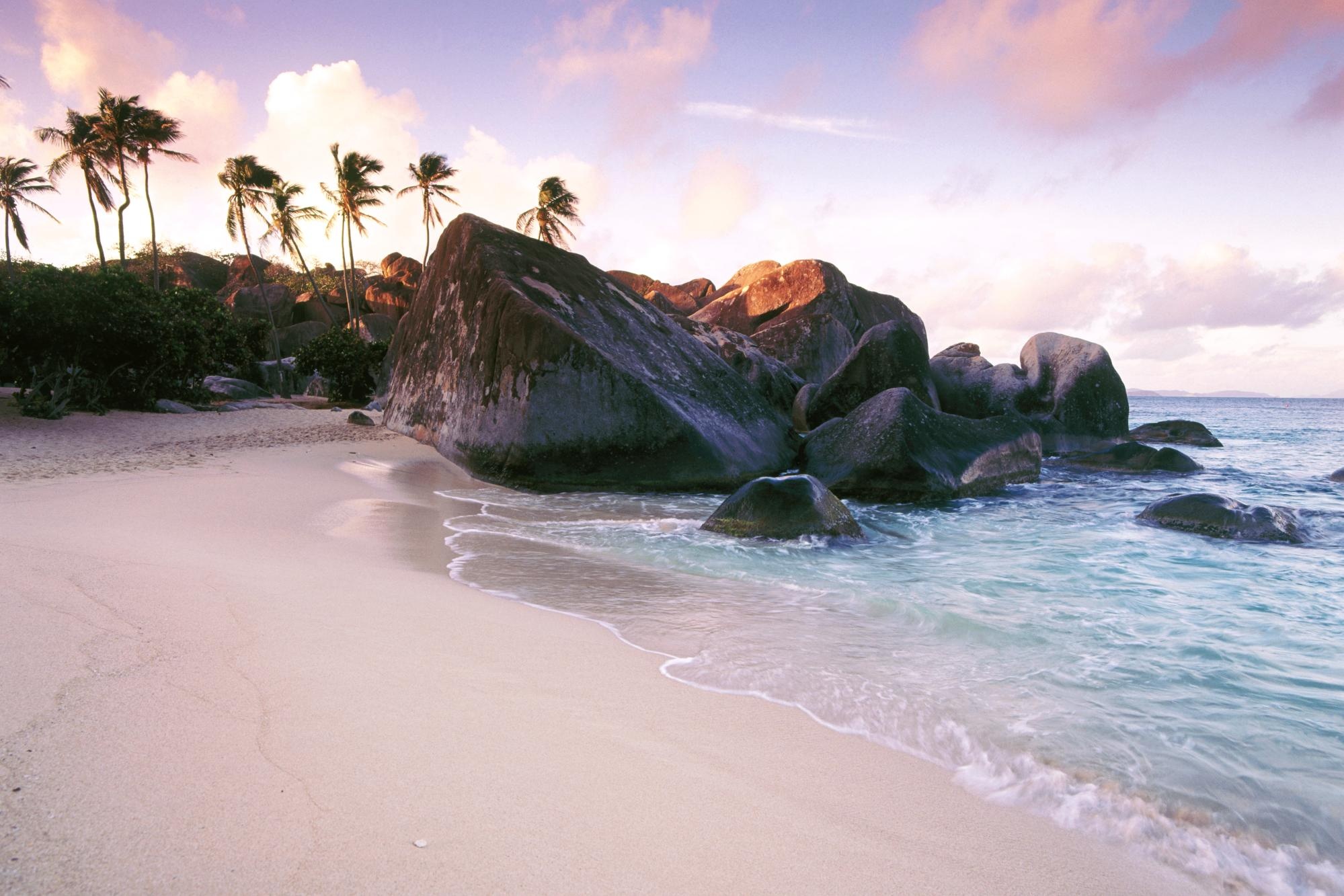 Caribbean Islands: The area is known for the production of rum, coffee, and cocoa. 2000x1340 HD Background.
