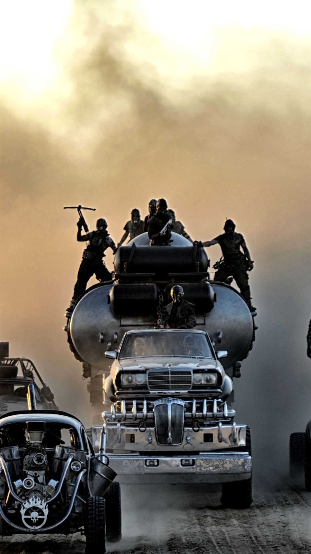 Mad Max: Fury Road, Post-apocalyptic fiction, Vehicles. 1080x1920 Full HD Background.