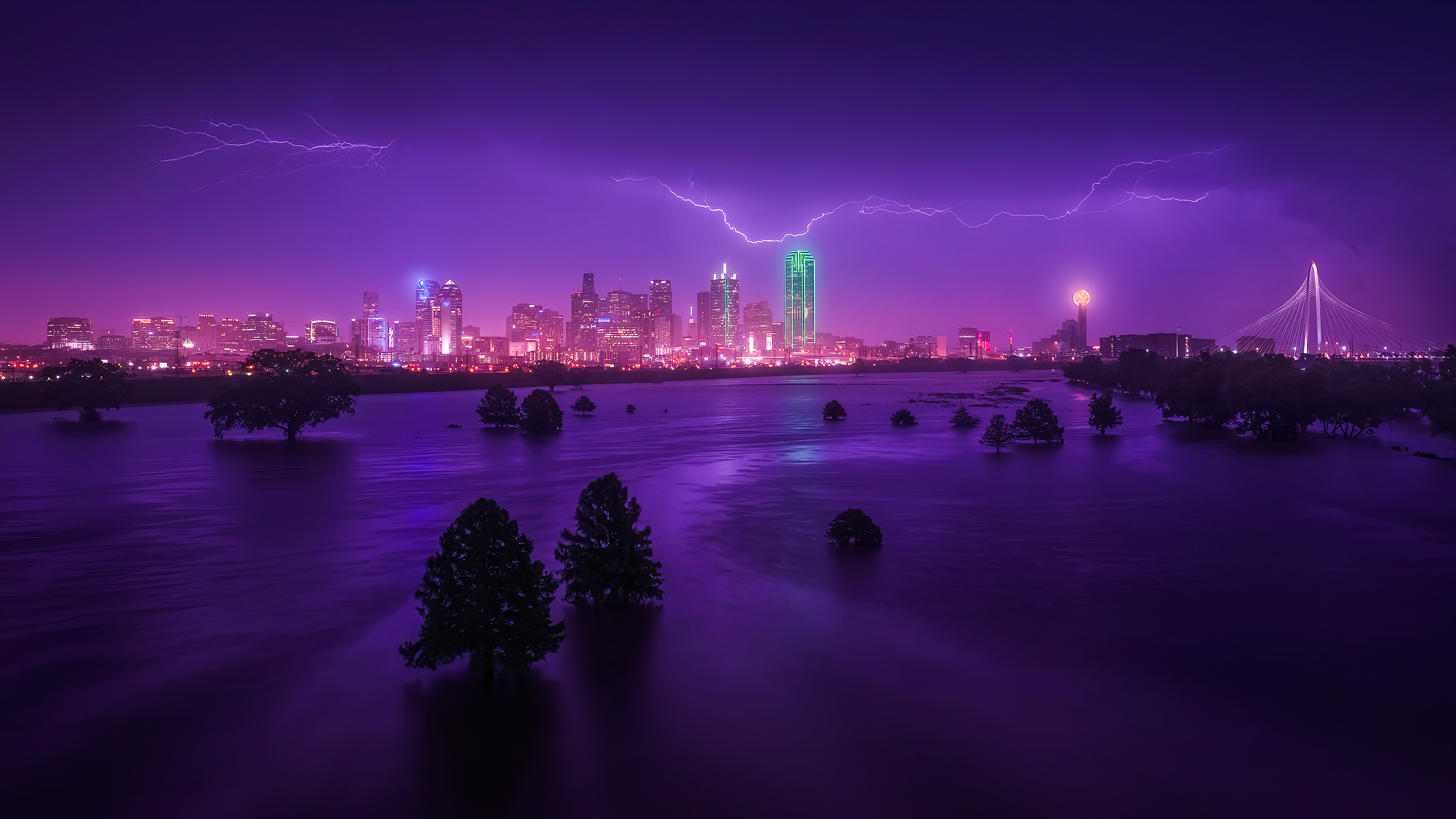 Dallas storm, Dallas Texas, Dallas wallpaper, Dallas Cody Wilson, 3840x2160 4K Desktop