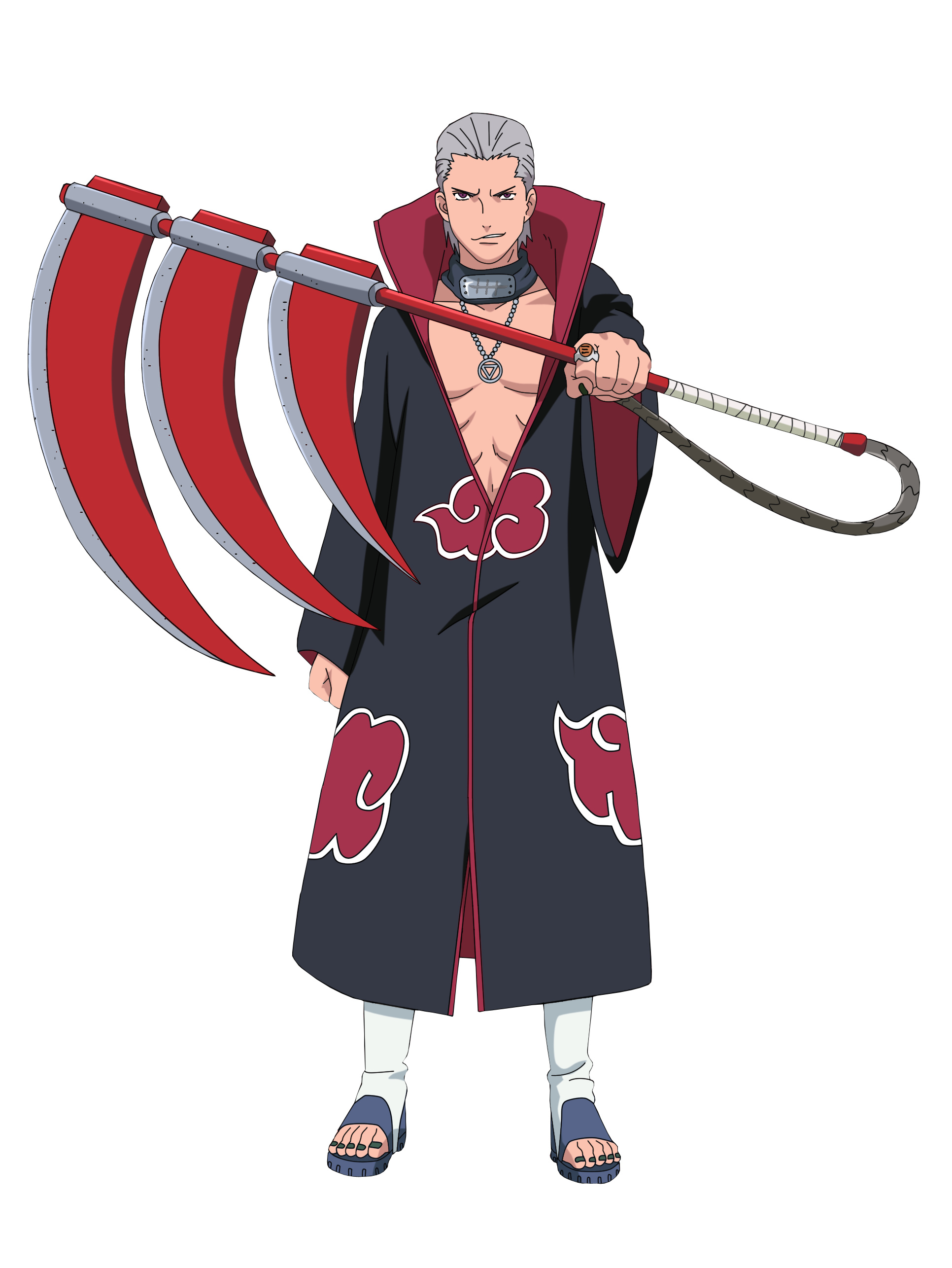 Naruto character Hidan, Unique and fierce, Akatsuki member, Anime personality, 1940x2580 HD Phone