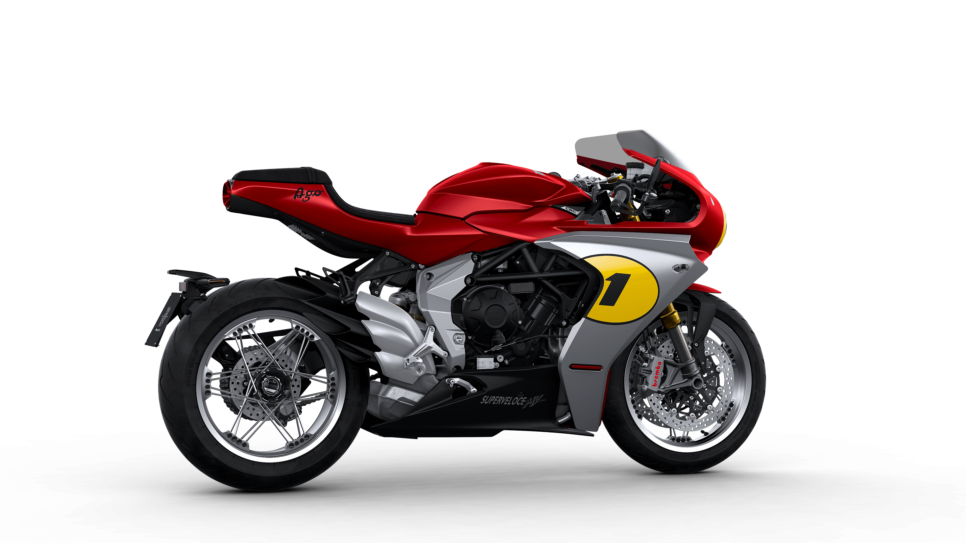 MV Agusta Superveloce Ago, Motorcycle art, Luxury bike, MV Agusta Australia, 3840x2160 4K Desktop