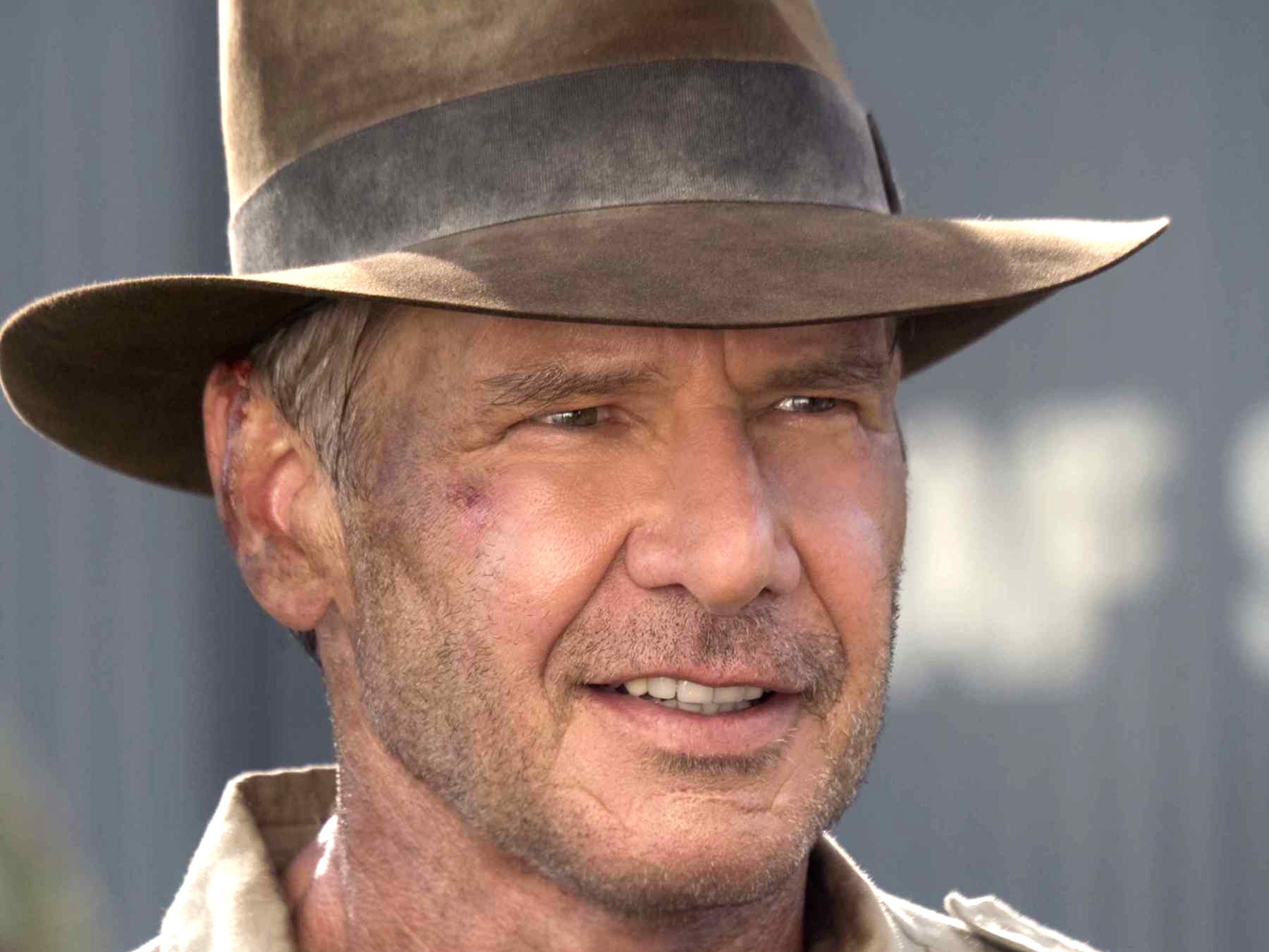 Harrison Ford (Indiana Jones): The character first appeared in the 1981 film Raiders of the Lost Ark. 2560x1920 HD Background.