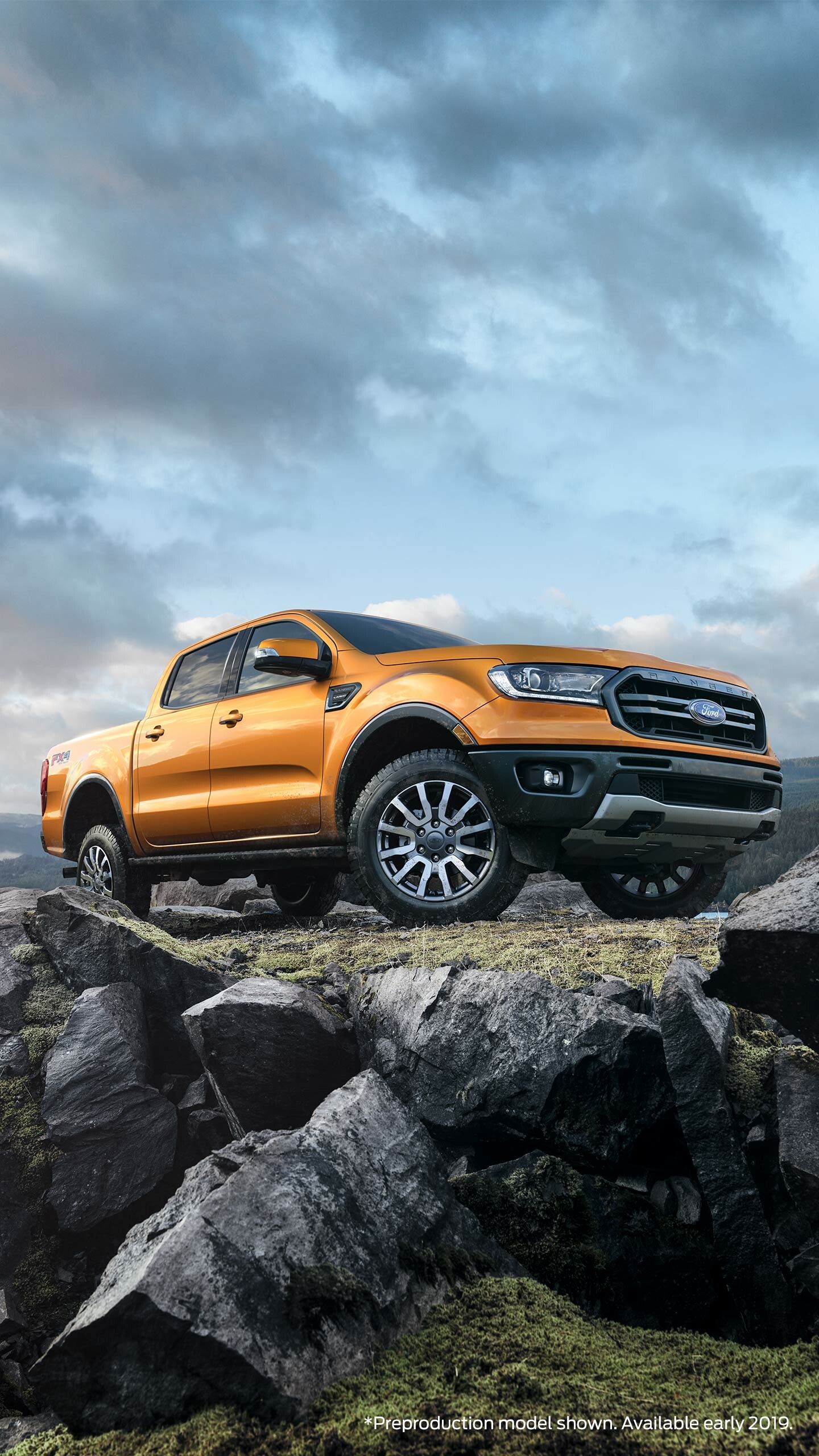 Ford: Ranger, Debuted as a compact pickup mainly sold in North America since 1982. 1440x2560 HD Background.