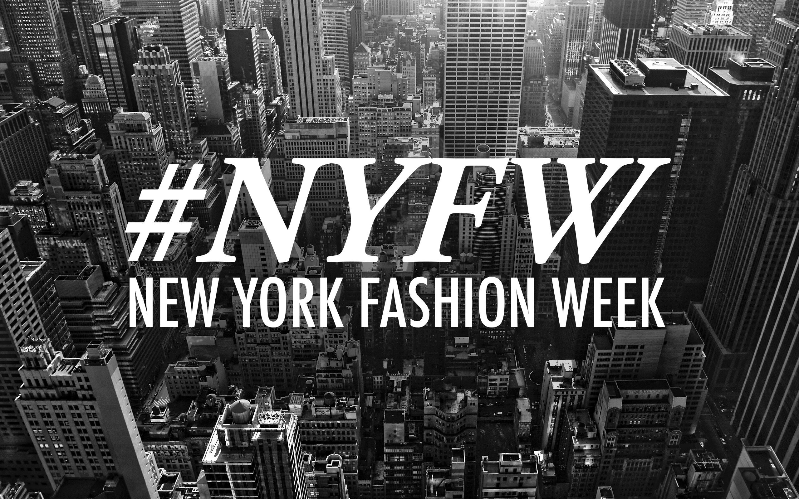 Fashion Week: NYFW, One of four major fashion weeks in the world, collectively known as the “Big 4”, Black and white. 2560x1600 HD Background.