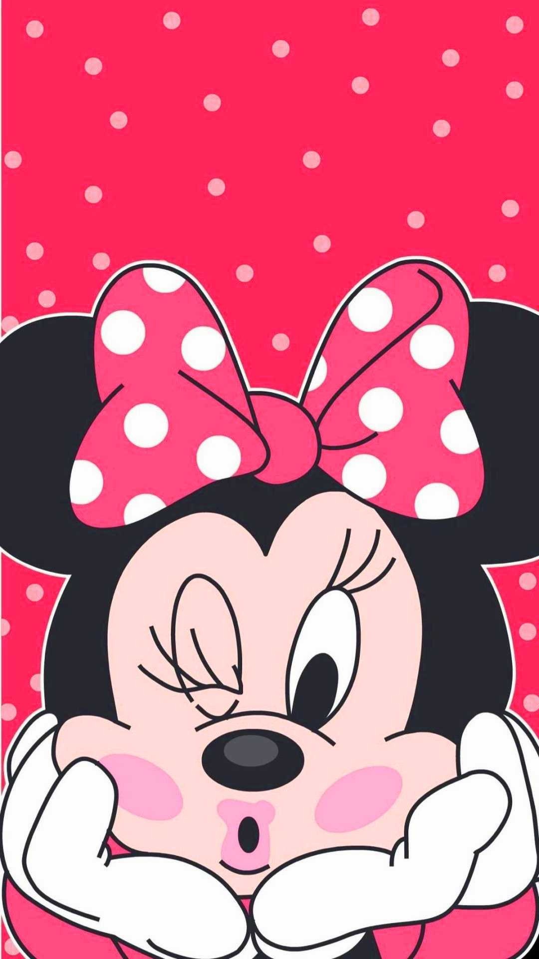 Minnie Mouse, Minnie wallpaper, Minnie illustration, Minnie art, 1080x1920 Full HD Phone