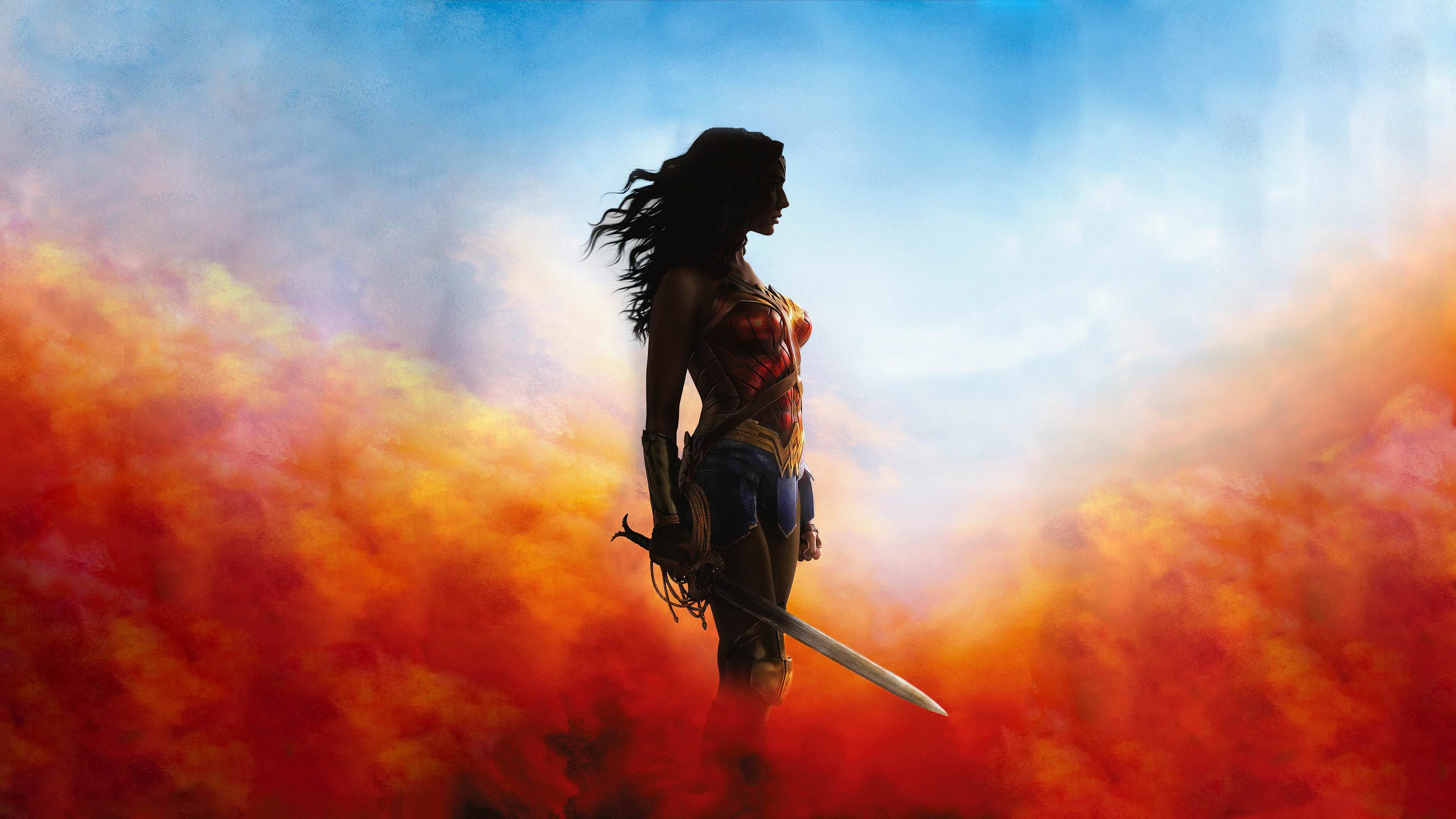 Film Art, Wonder Woman movie, UHD 4K wallpaper, 3840x2160 4K Desktop