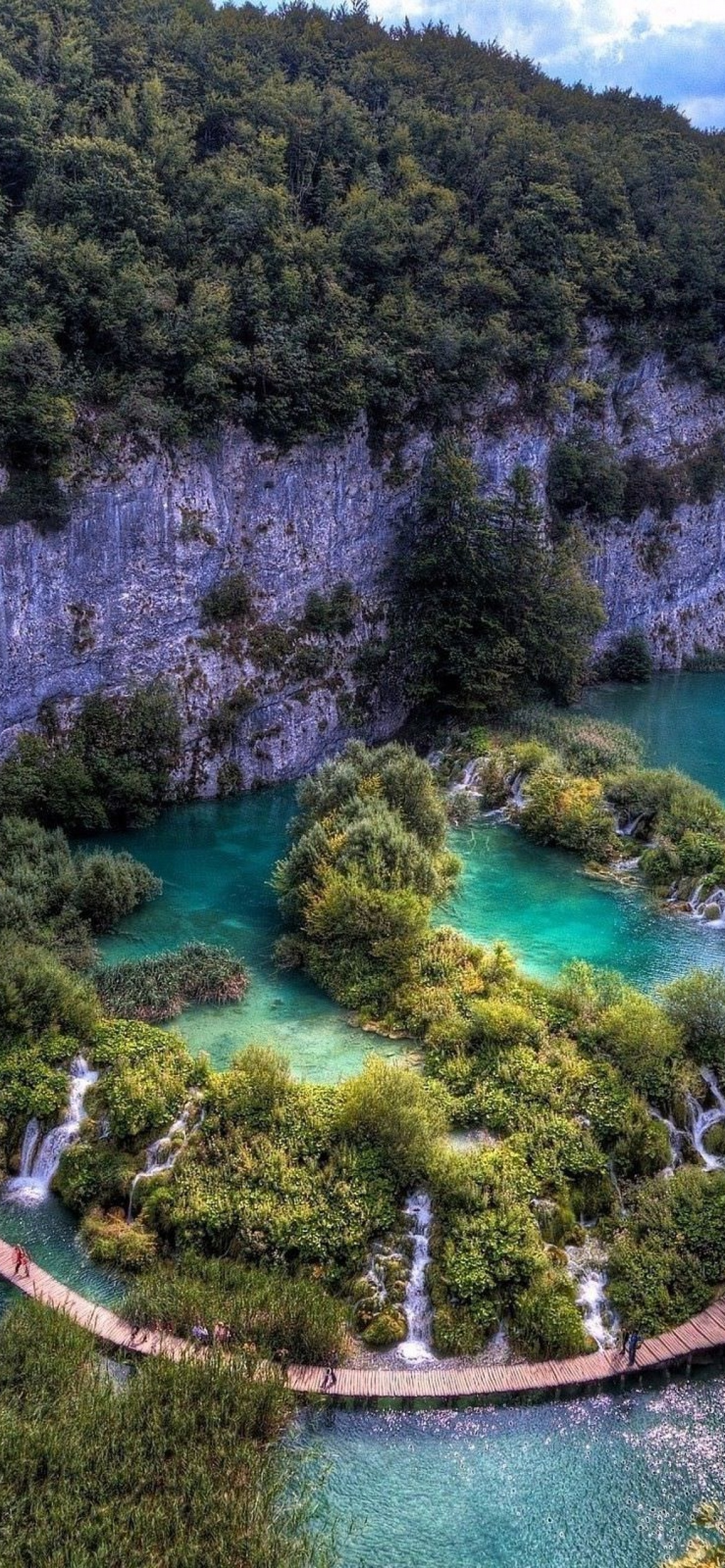 Plitvice Lakes National Park, Travels, Wallpaper download, 1170x2540 HD Handy