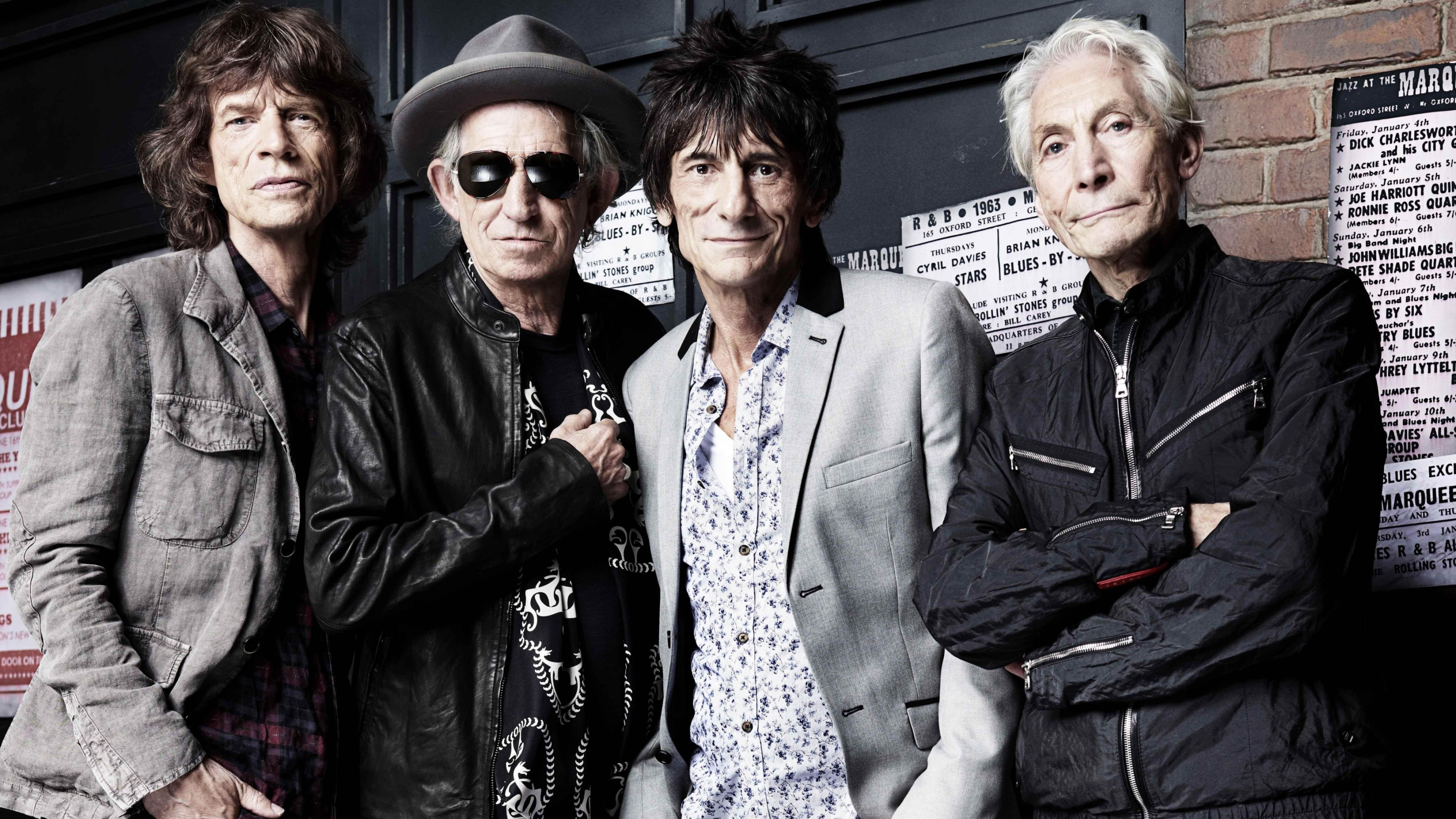 Ronnie Wood, The Rolling Stones, Mick Jagger, Keith Richards, 3840x2160 4K Desktop
