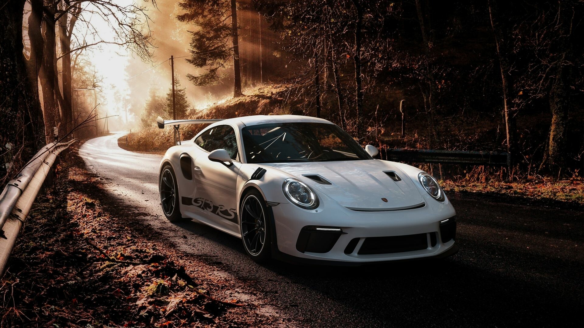 Porsche: GT3 RS, 2019, Luxury sports car. 1920x1080 Full HD Wallpaper.