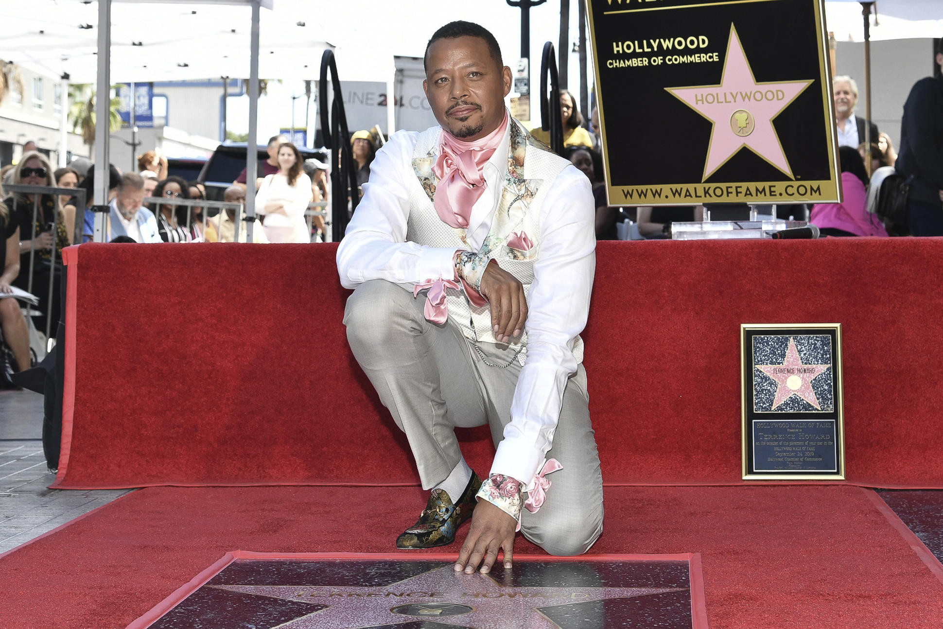 Terrence Howard erhält einen Stern auf dem Hollywood Walk of Fame, 1940x1300 HD Desktop