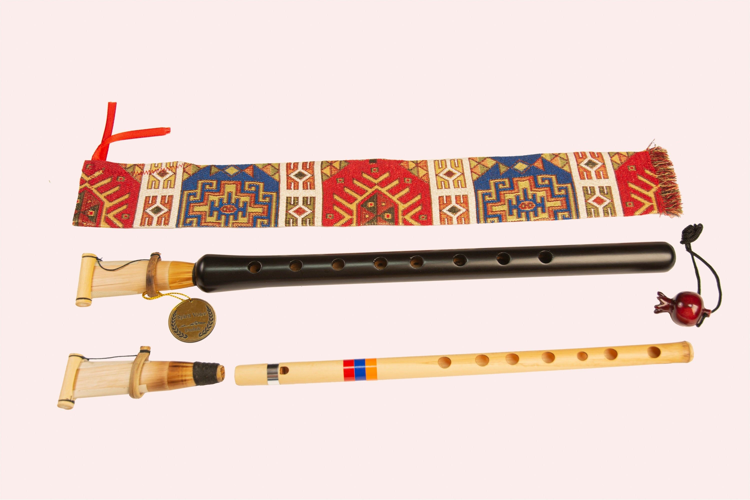 Duduk: Handmade Armenian musical instruments made of apricot wood, 2 reeds, National ornamented case. 3000x2000 HD Wallpaper.