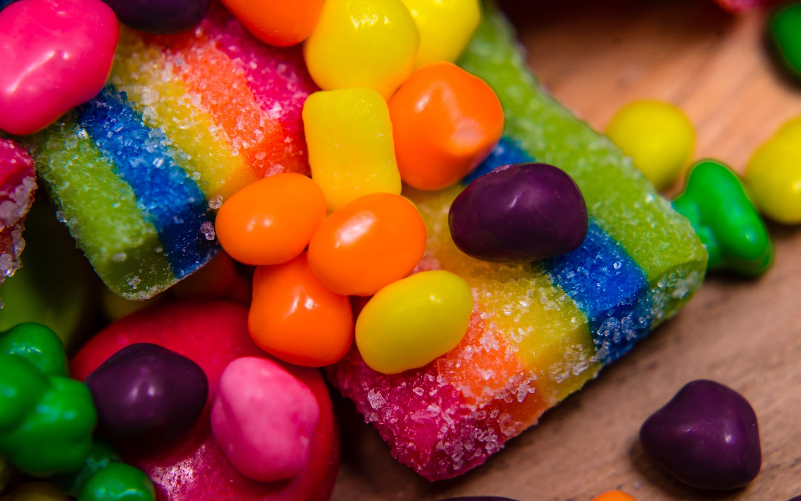 Close-up candy wallpaper, Tempting treats, Sugary goodness, Mouth-watering, 2560x1600 HD Desktop