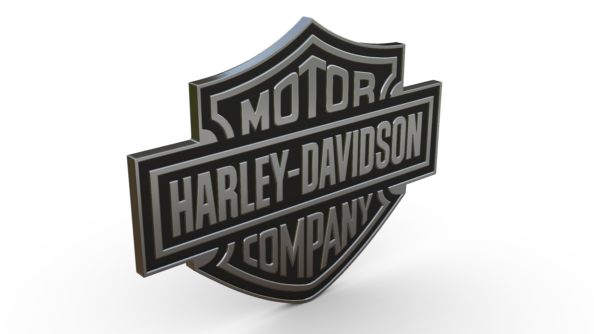 Harley-Davidson, Logo, 3D printing, Design, 1920x1080 Full HD Desktop