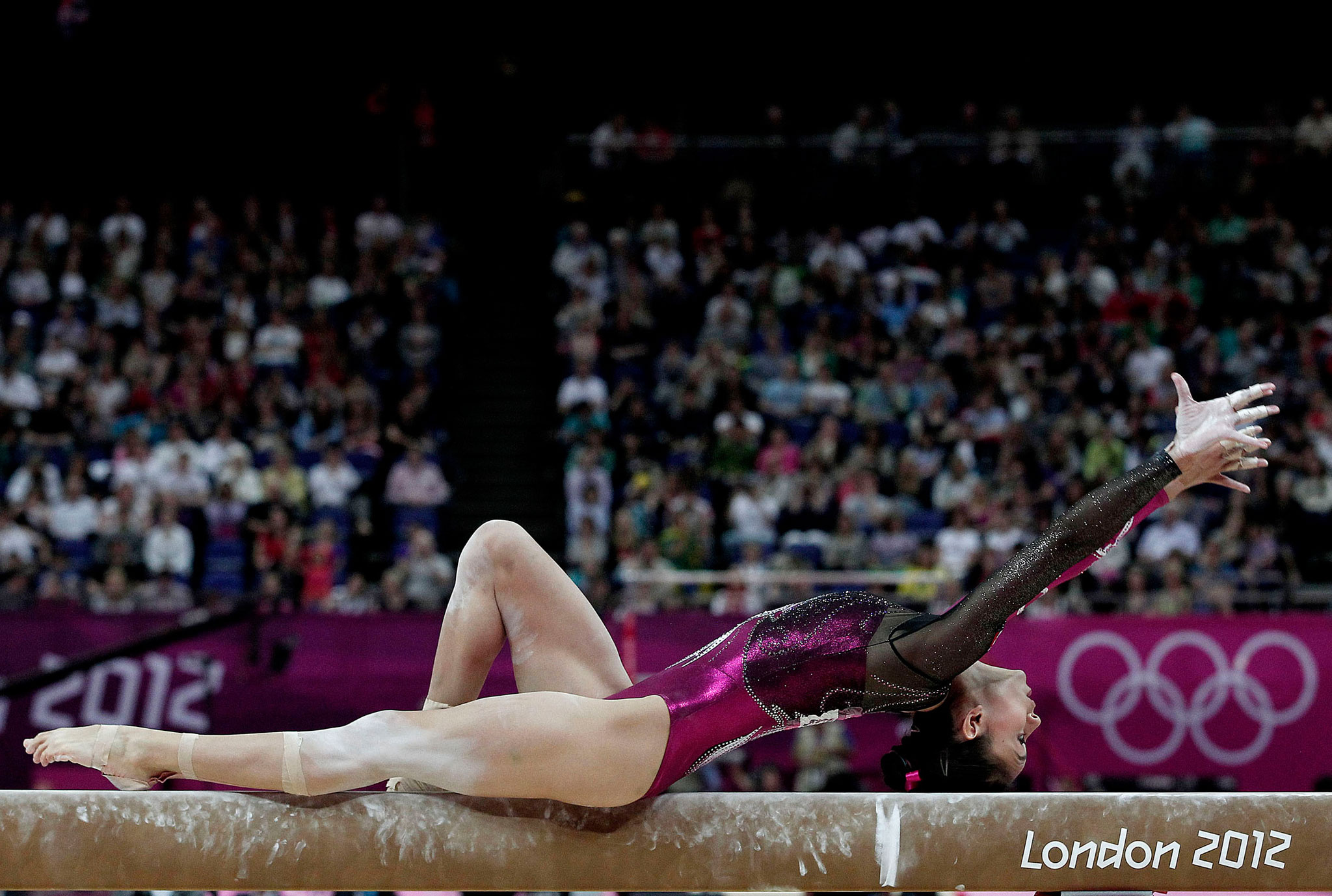 Balance Beam: Elsa Garcia, A Mexican artistic gymnast who competed at the 2012 Summer Olympics. 2050x1380 HD Wallpaper.